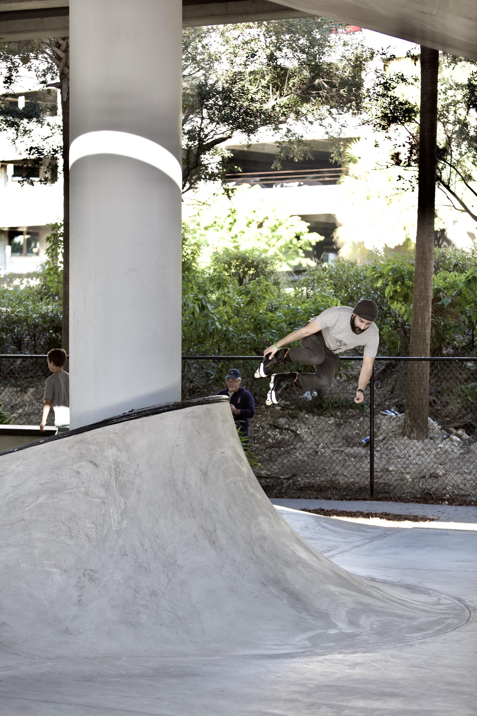 Got back on my skates today after hearing about a new skatepark just