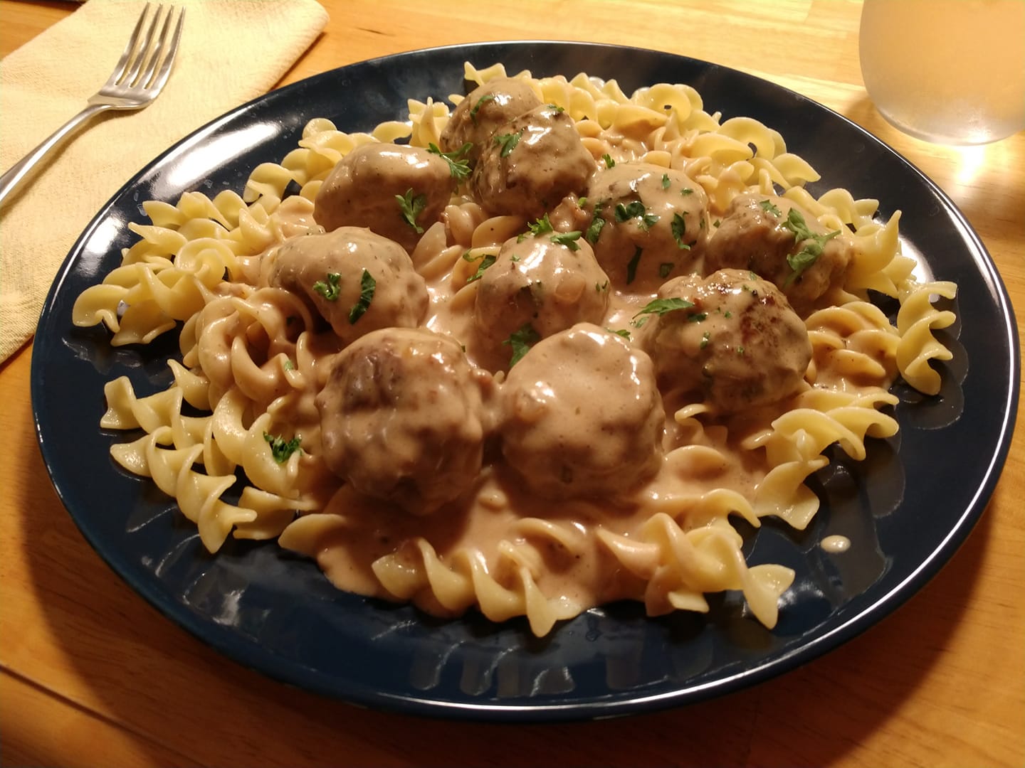 From scratch Swedish meatballs and cream gravy r/tonightsdinner