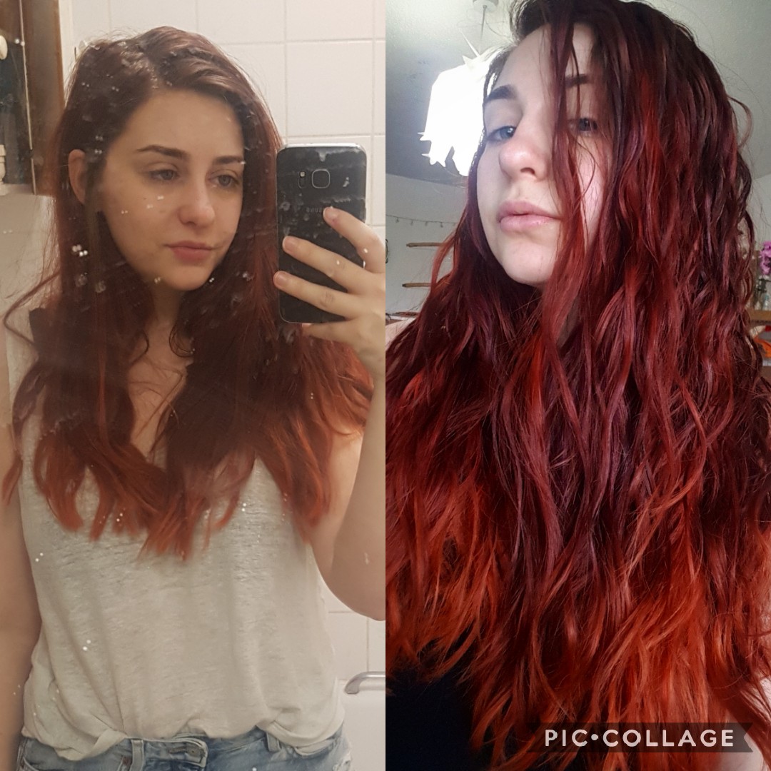 Before and after wash day! Also, how do I get better clumps?! r/curlyhair