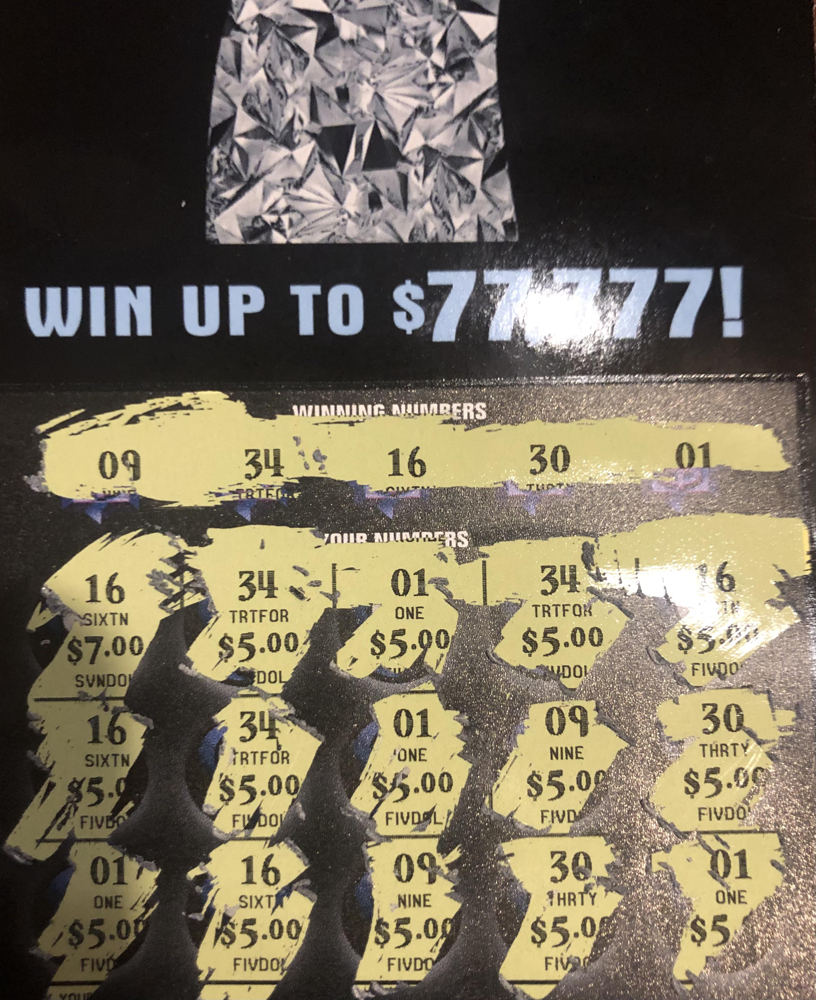 Win all on CT lottery r/Lottery(07)