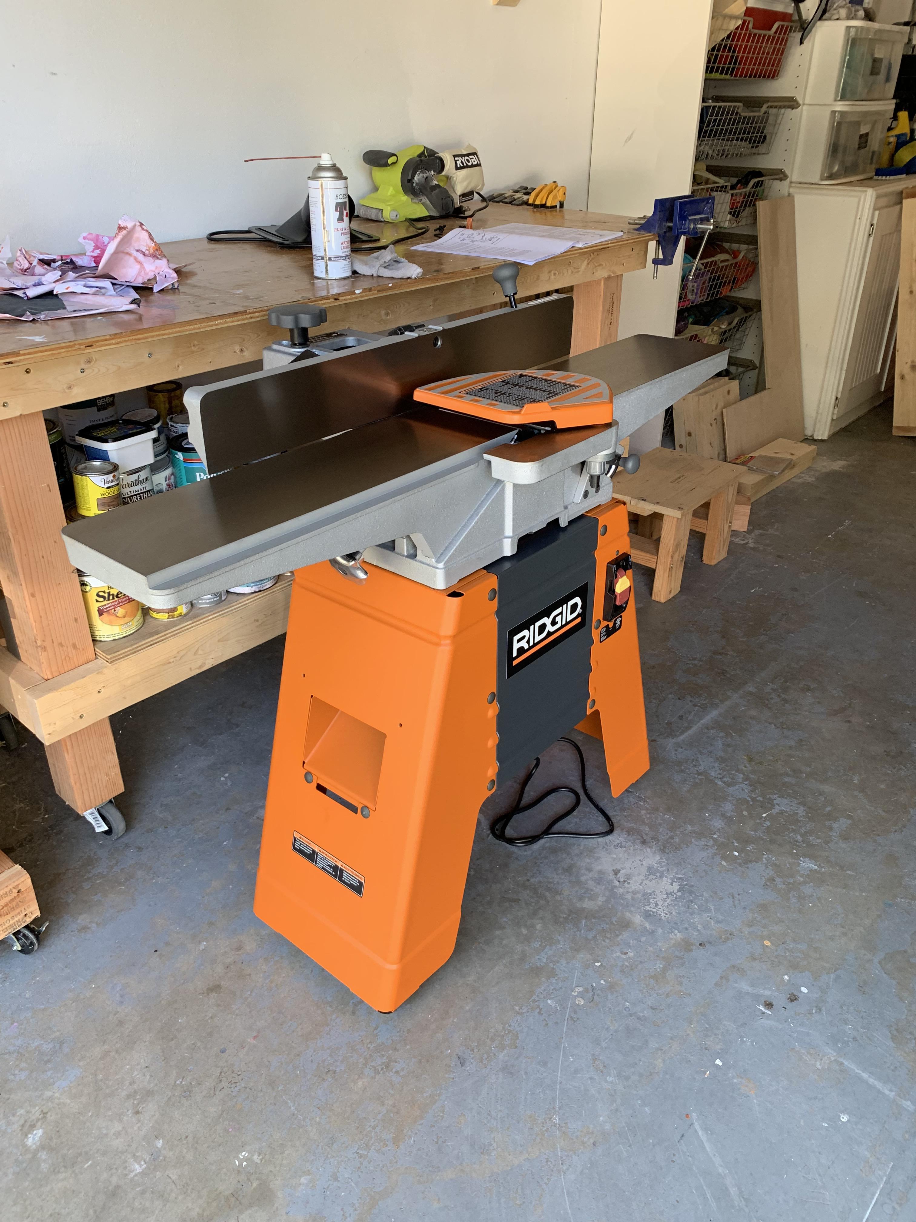 Just picked up this Ridgid jointer. What do you guys use for keeping the surface slick? I ran my