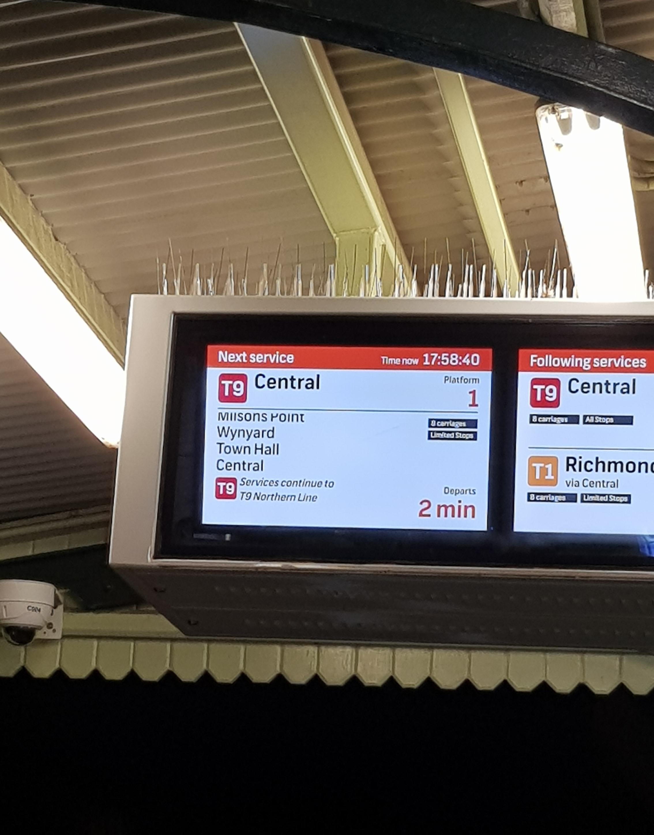 Train screens and announcements now tell you where the train actually