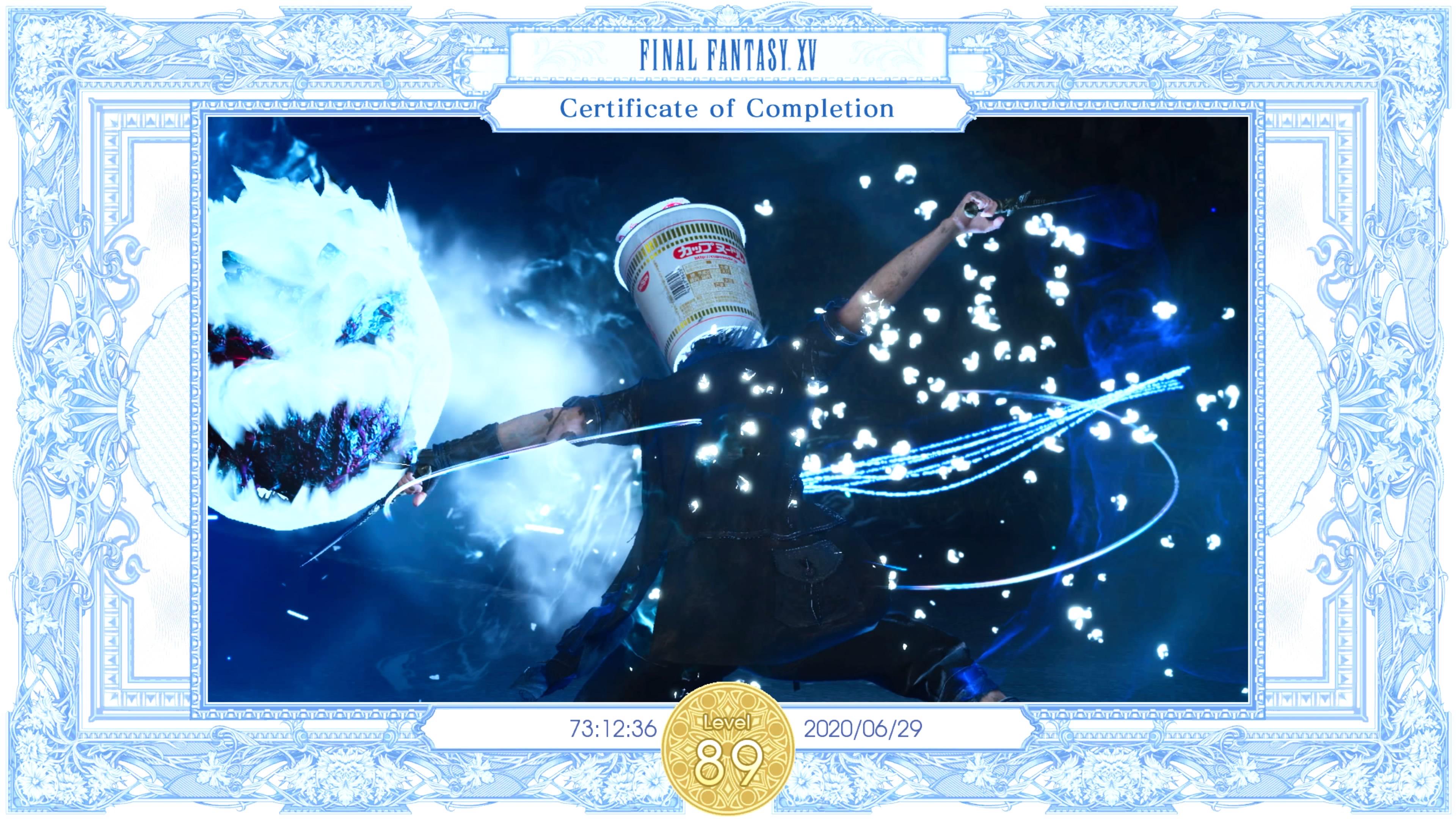 first playthrough, pretty fun. cup noodle hat turned all that was