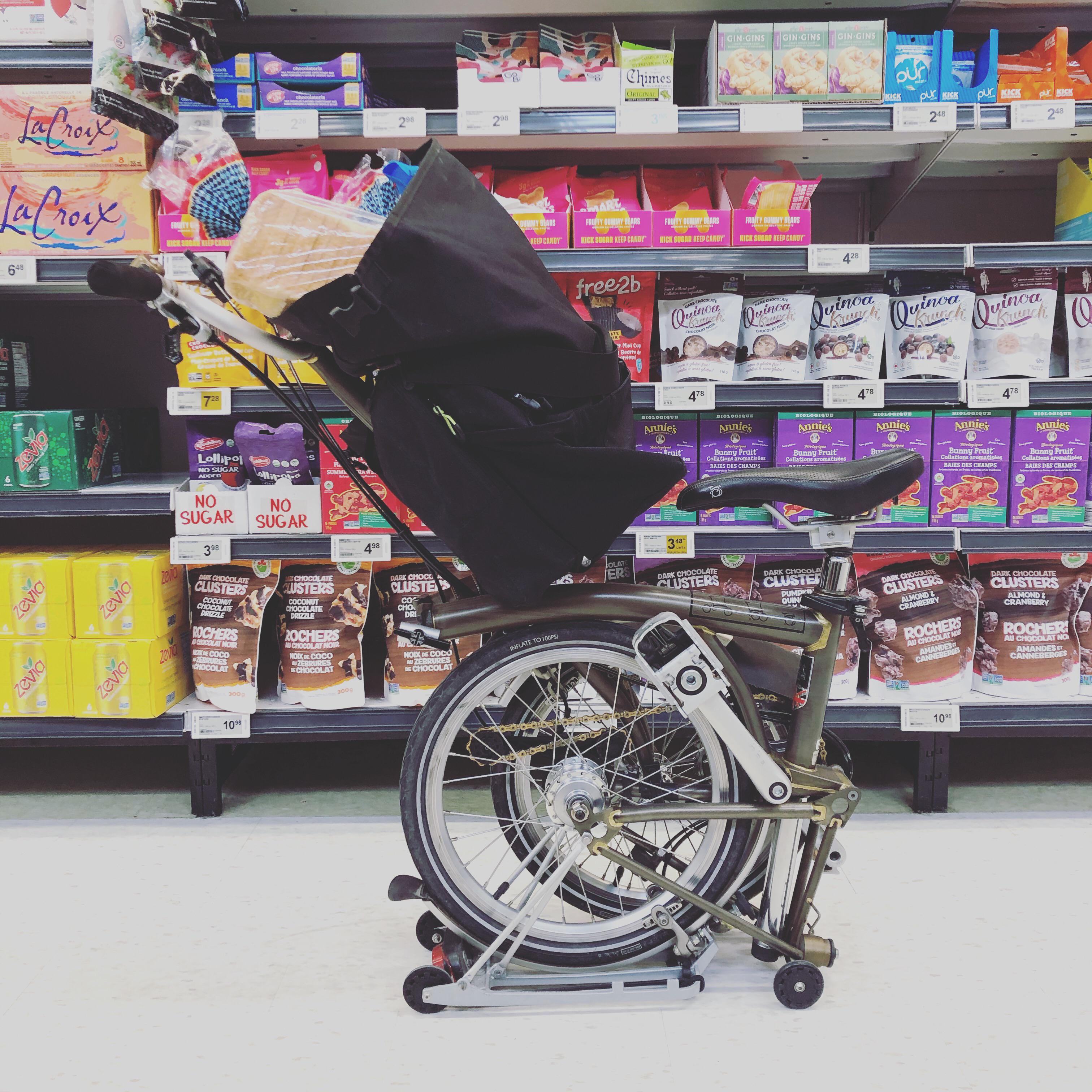 My Brompton Grocery cart r/Brompton