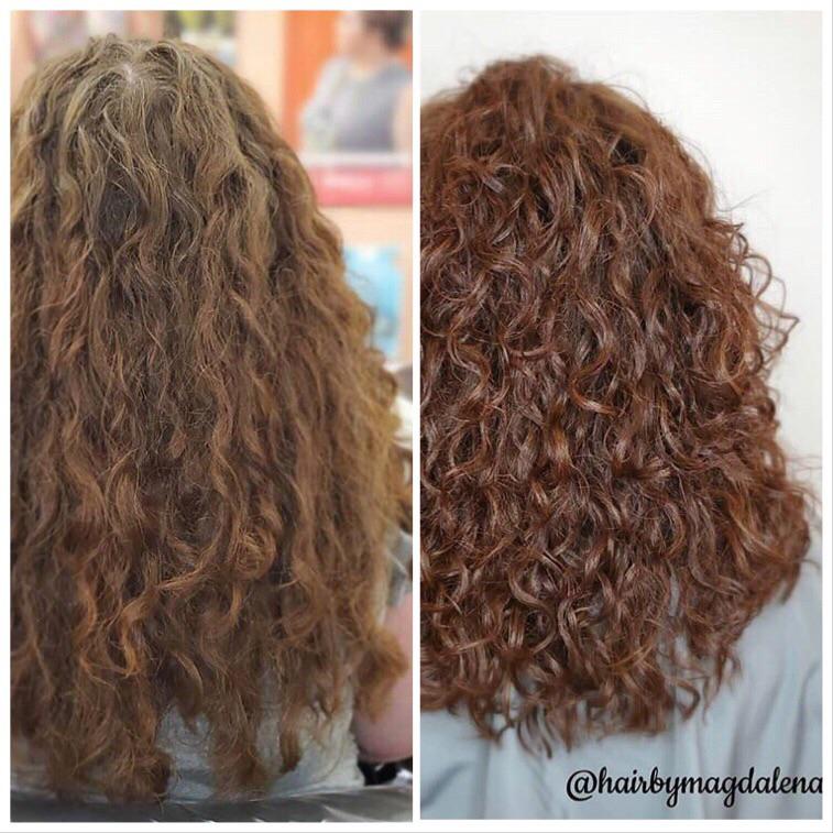 My longtime stylist got Deva Certified! r/curlyhair