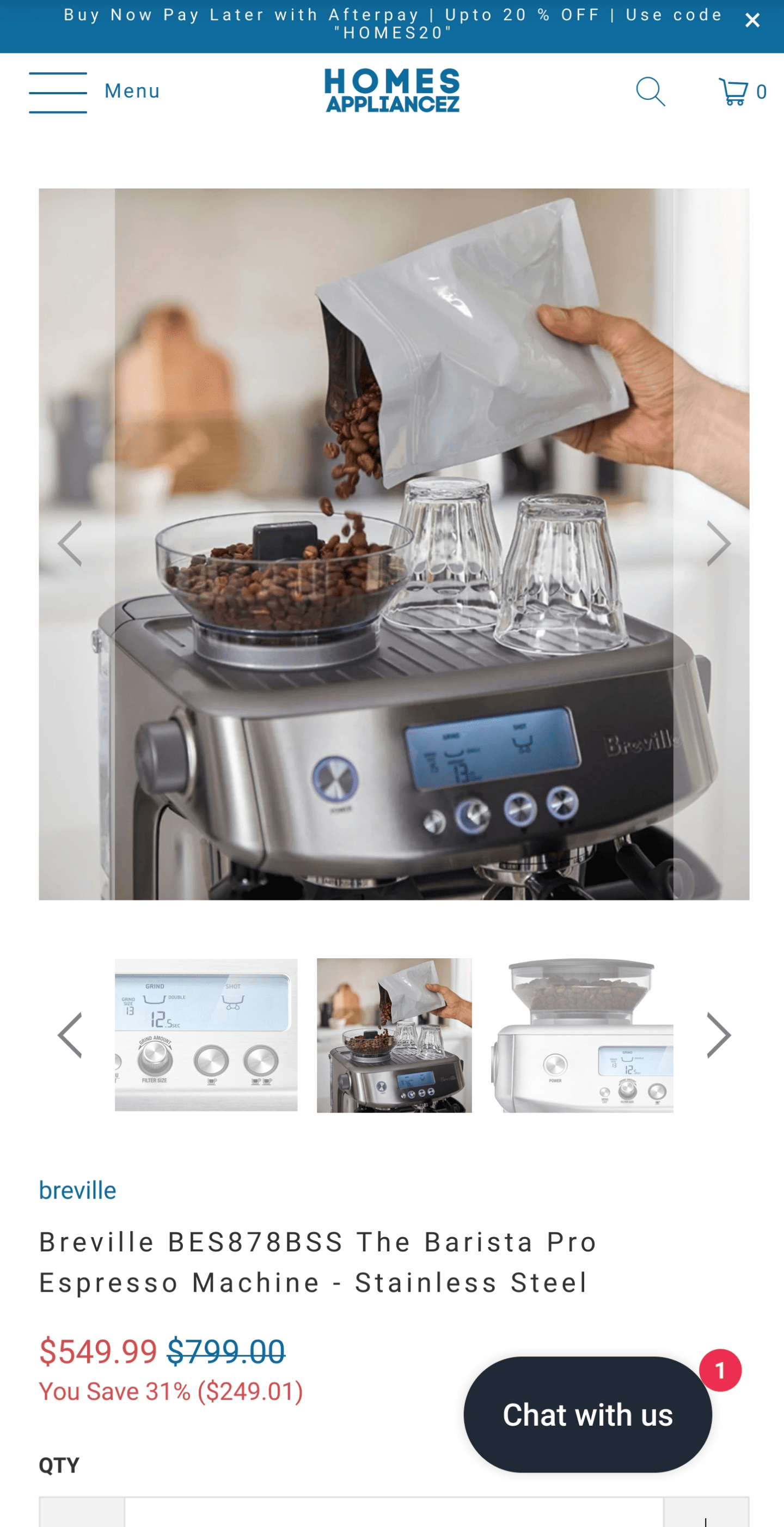 Does anyone know if this deal/site is legit? Deal on Breville Barista