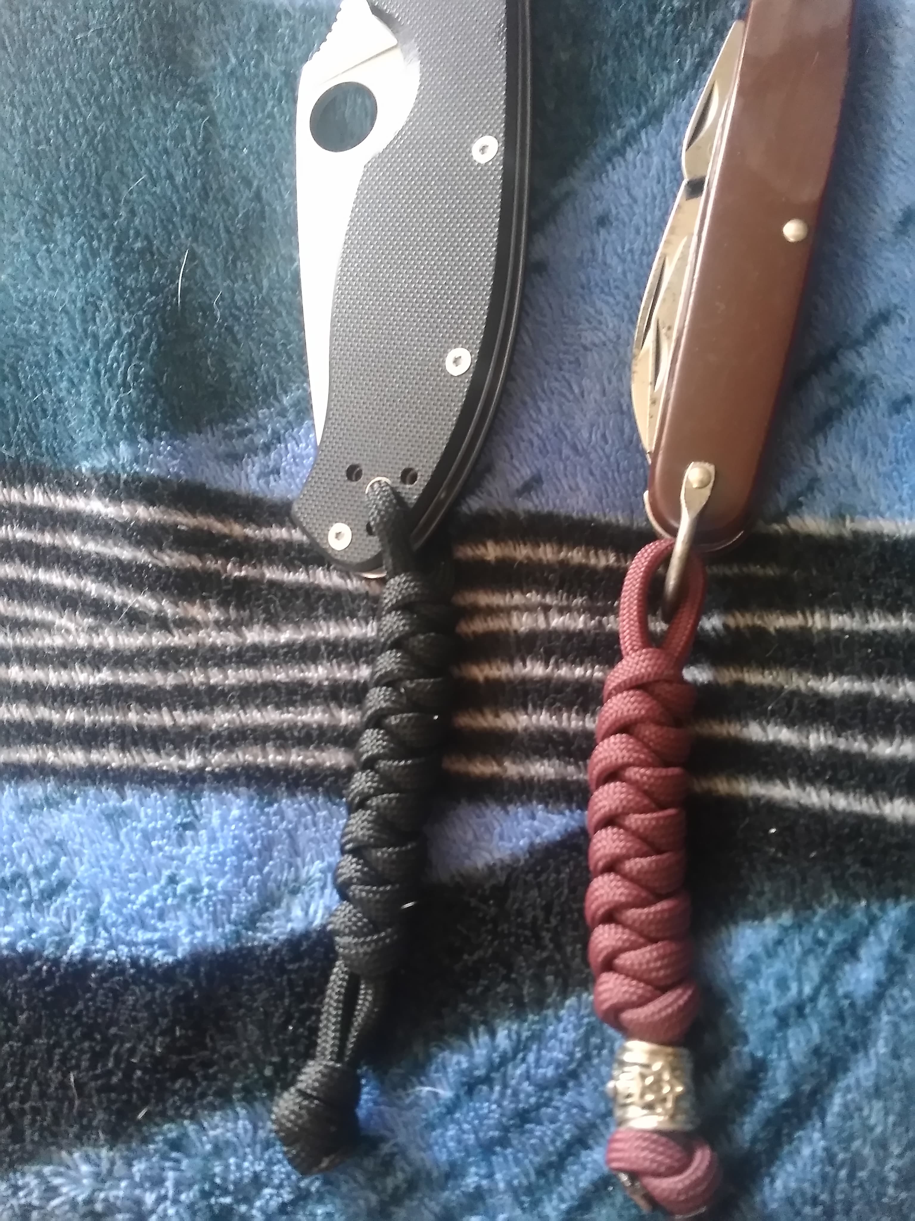 First attempt at snake knot lanyard, what you think?