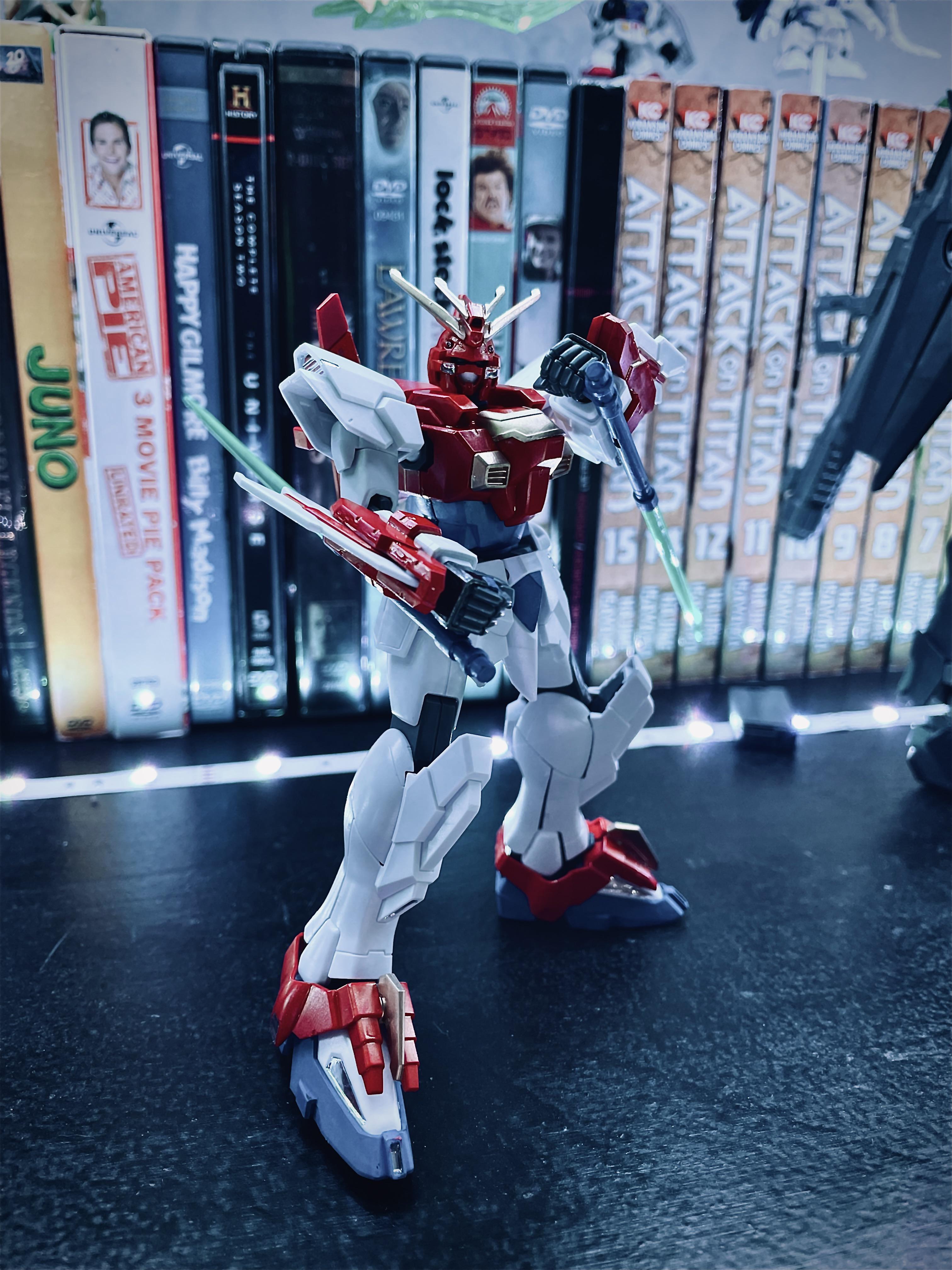 Blazing Gundam finally came into today. Was nice offday project. Did a
