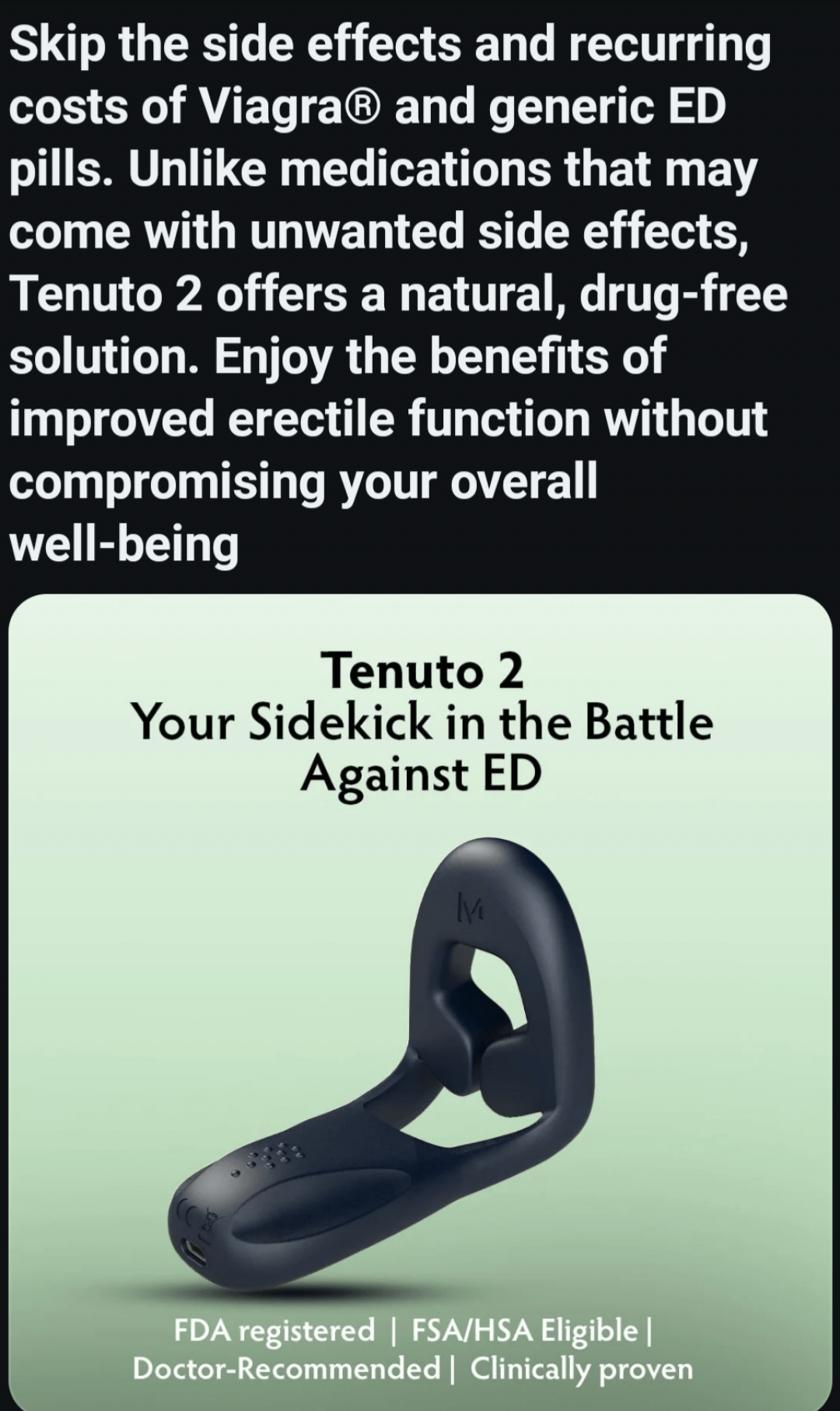 I find it crazy that men's sex toys are not FSA/HSA covered and yet