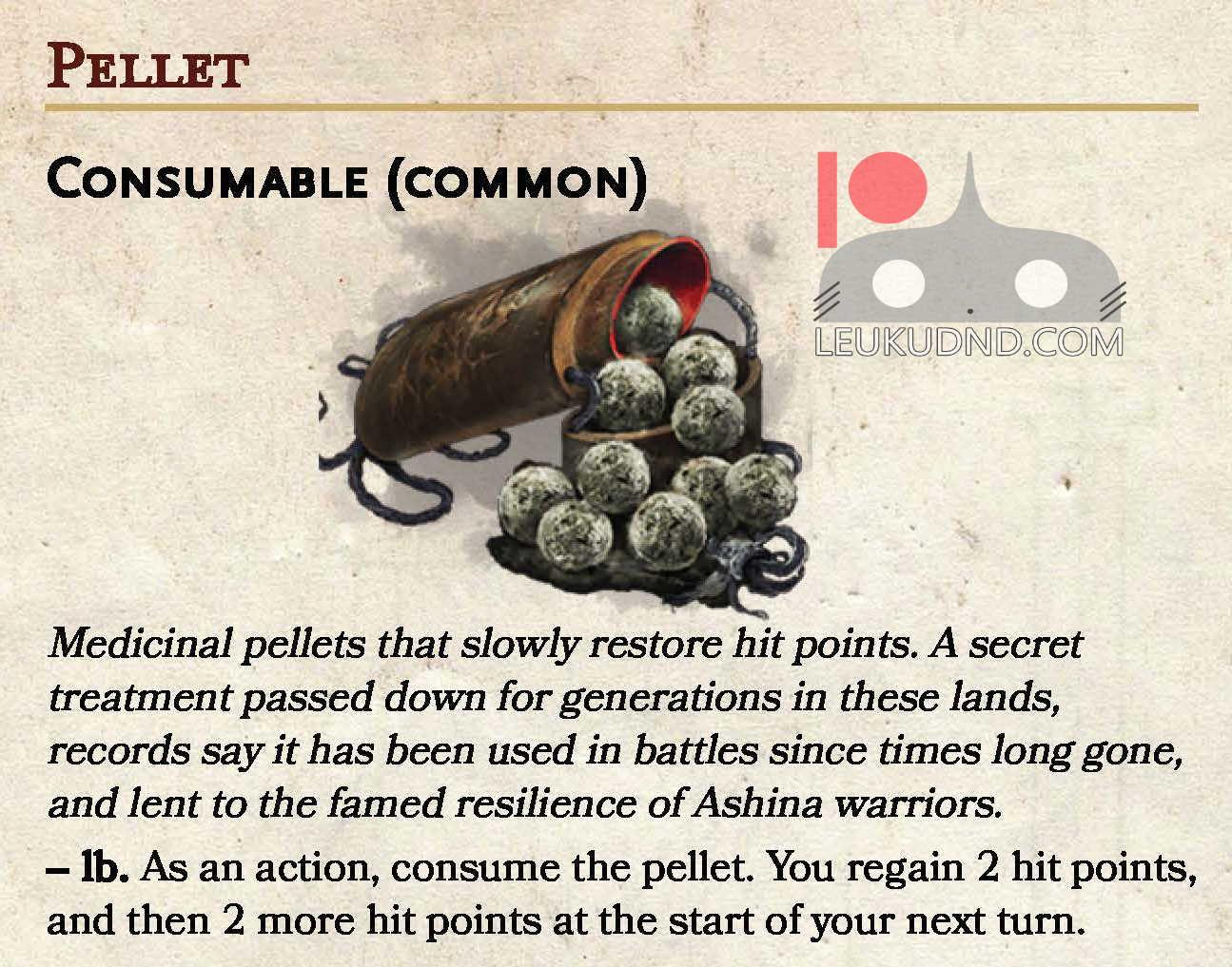 DnD 5e Magic Items Healing Consumables. Bored of Healing Potions? Have