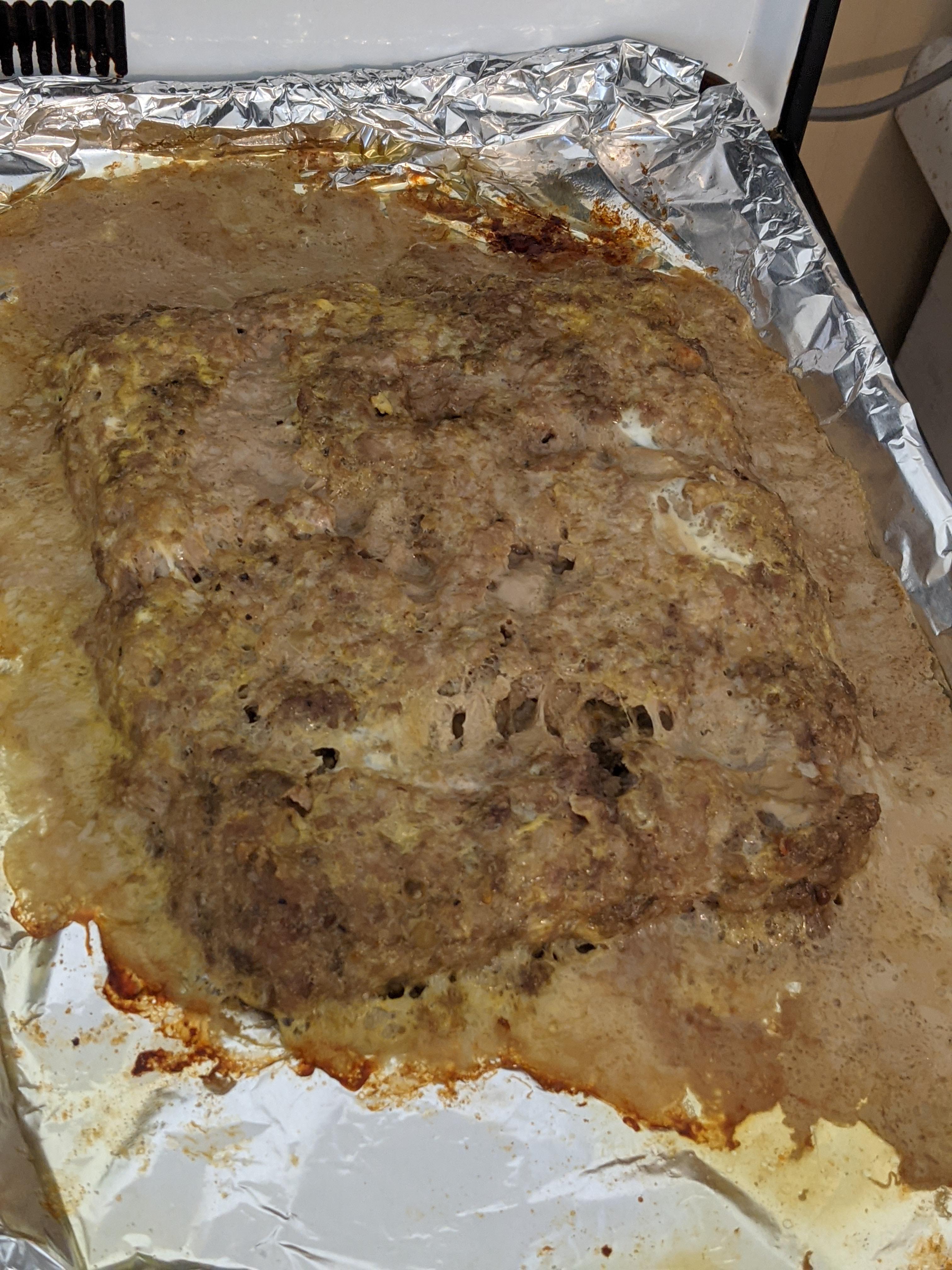 So it turns out you actually do need the breadcrumbs in meatloaf. r