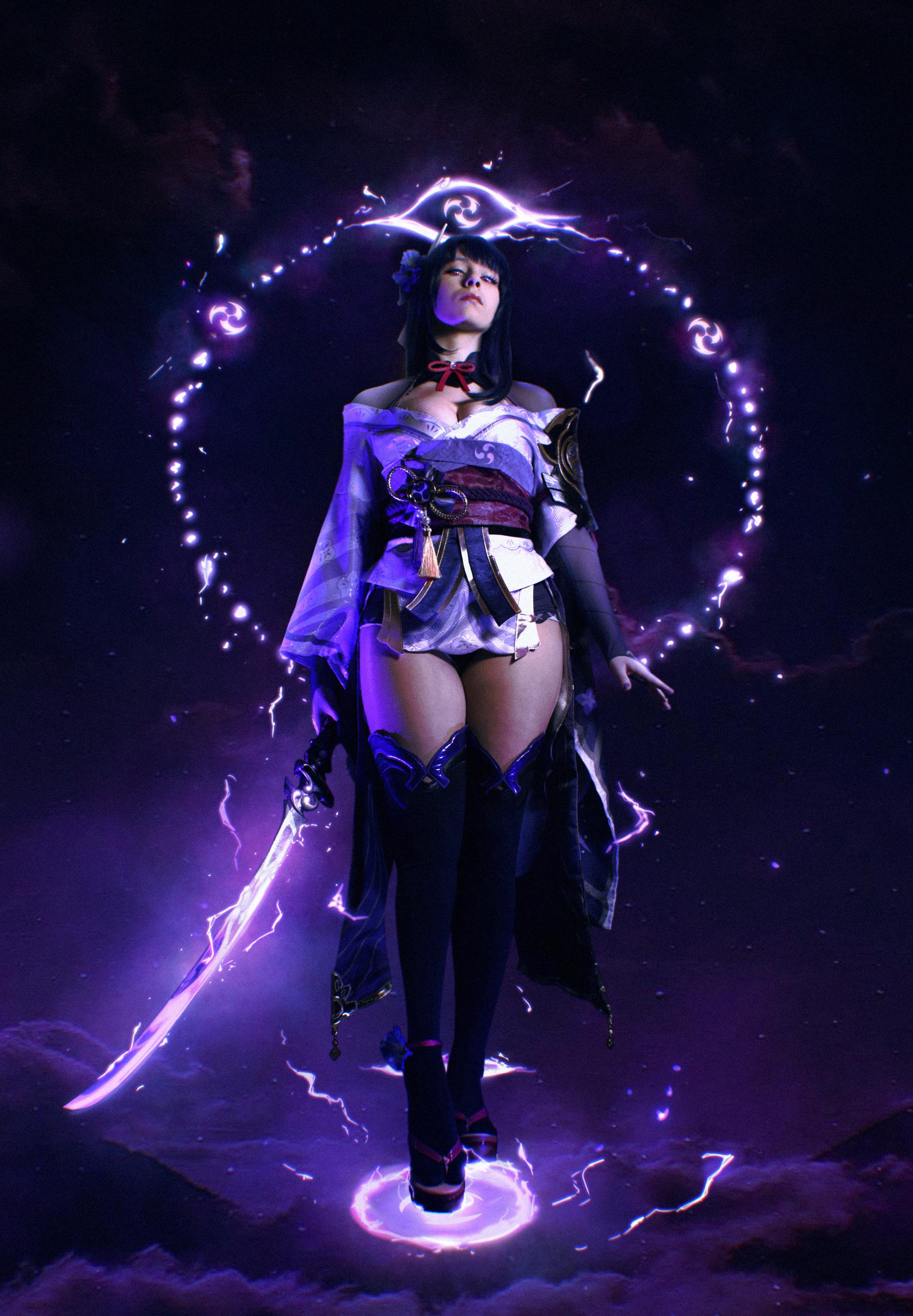 My Raiden Shogun cosplay based on her first cutscene / by VickyKujikawa