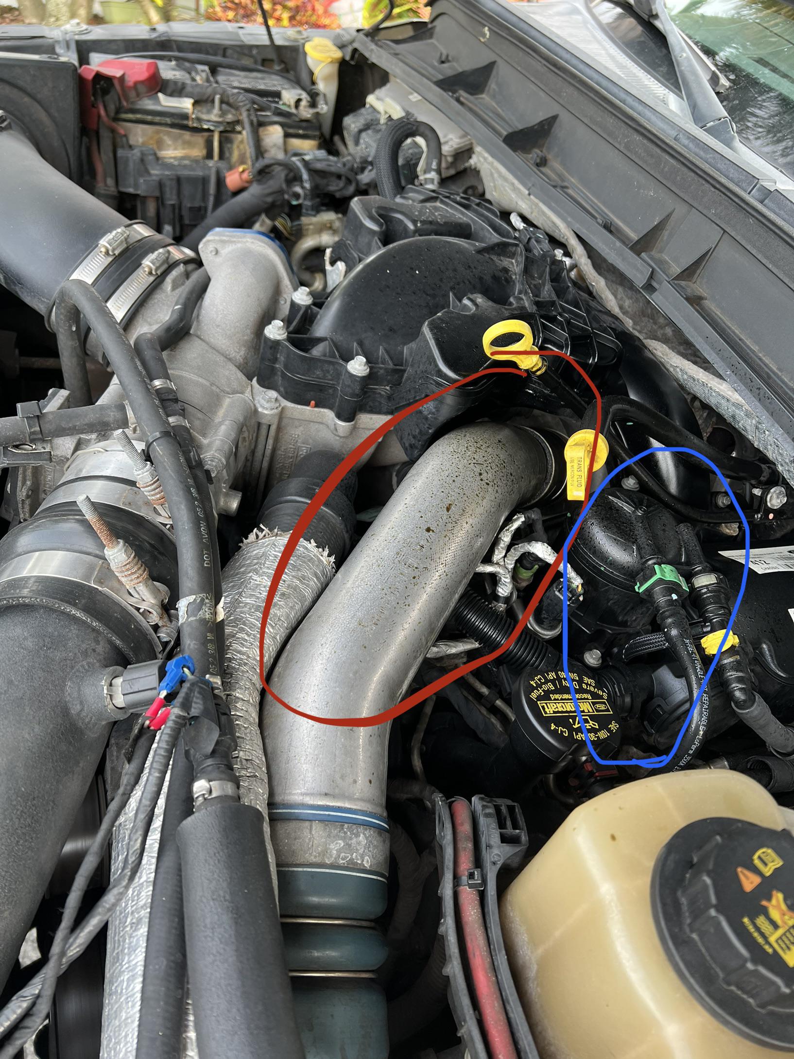 Vacuum Pump Leak 6.7 Powerstroke at Glenn Ledoux blog