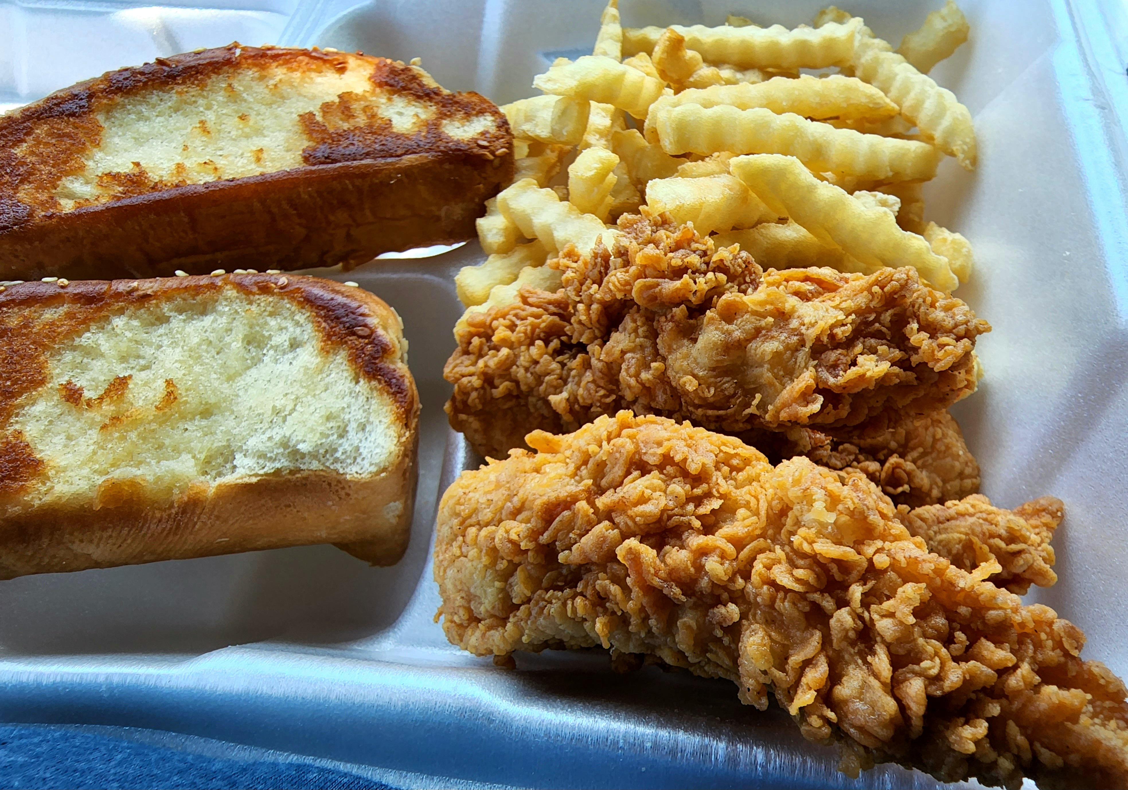Chicken Strips, Texas Toast and Fries [I ATE] r/food