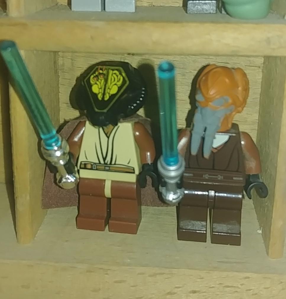 A Plo Koon I made a few years before Lego released the official figure legostarwars