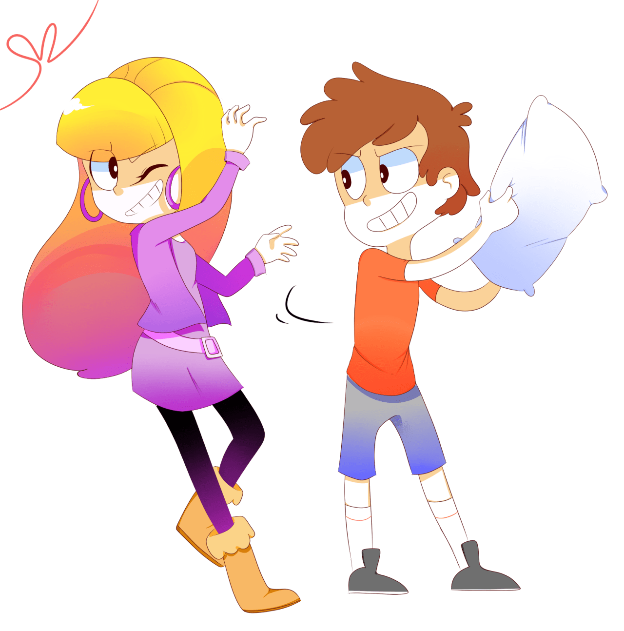 Pillow fight by strawberrypon r/gravityfalls
