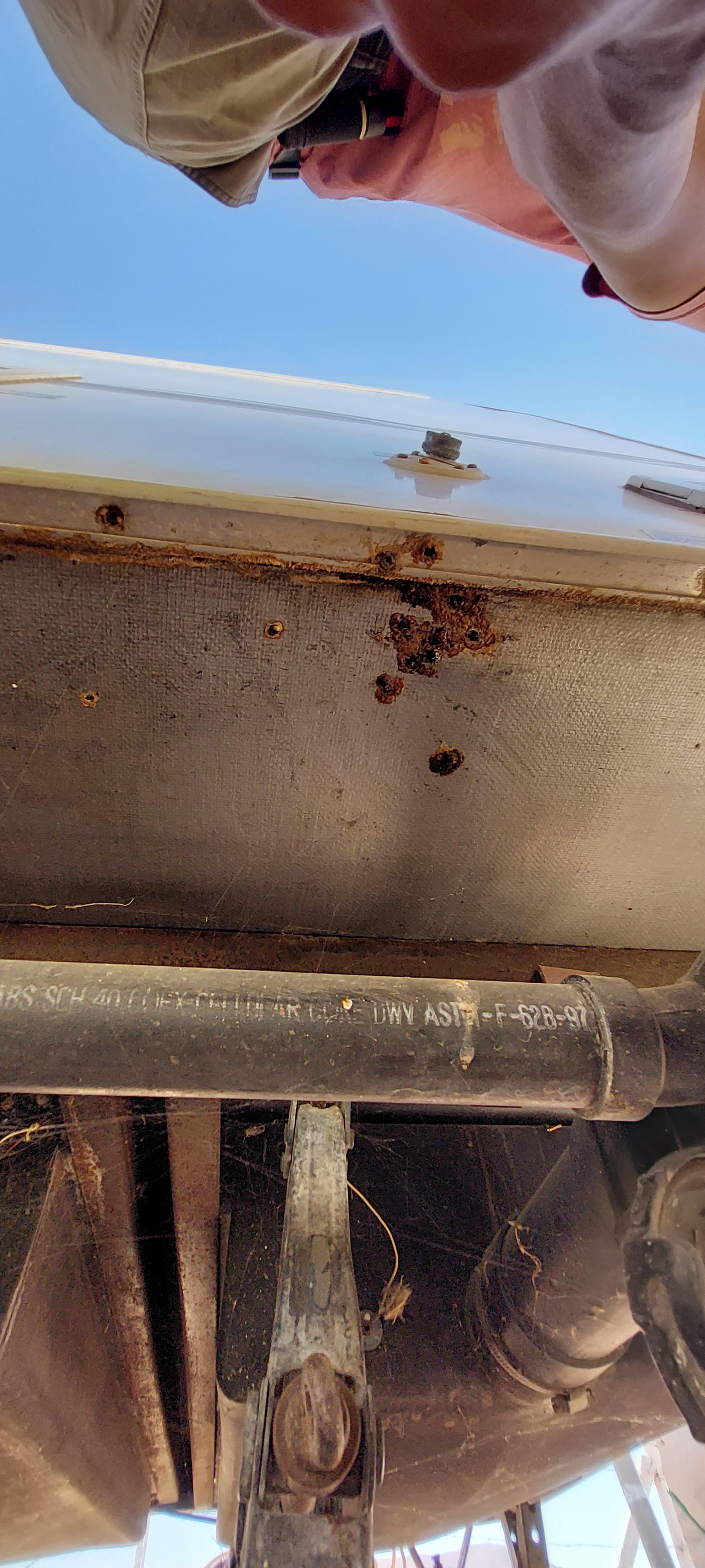 Trailer leaking underneath bathtub area. How difficult is this repair