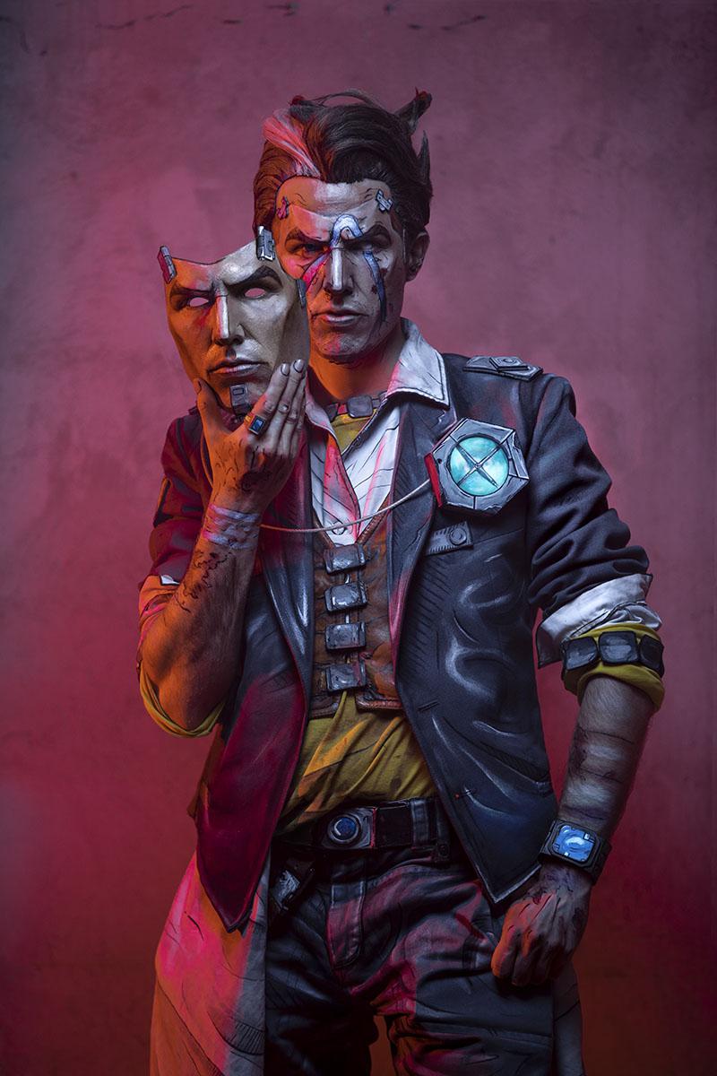Handsome Jack Real Face Meme Painted