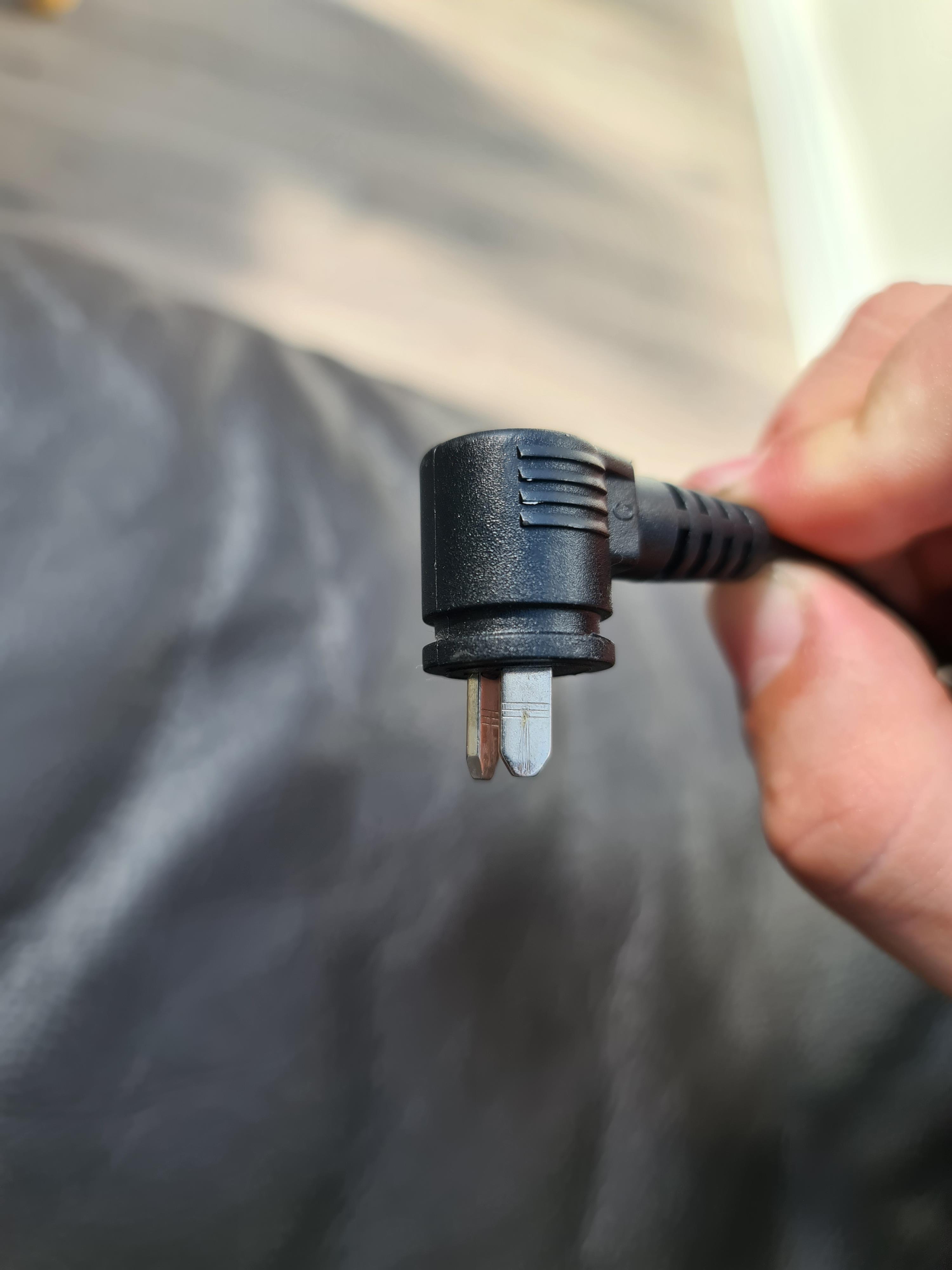 Recliner Sofa with 2 cables like this. What power supply do i need?? UK