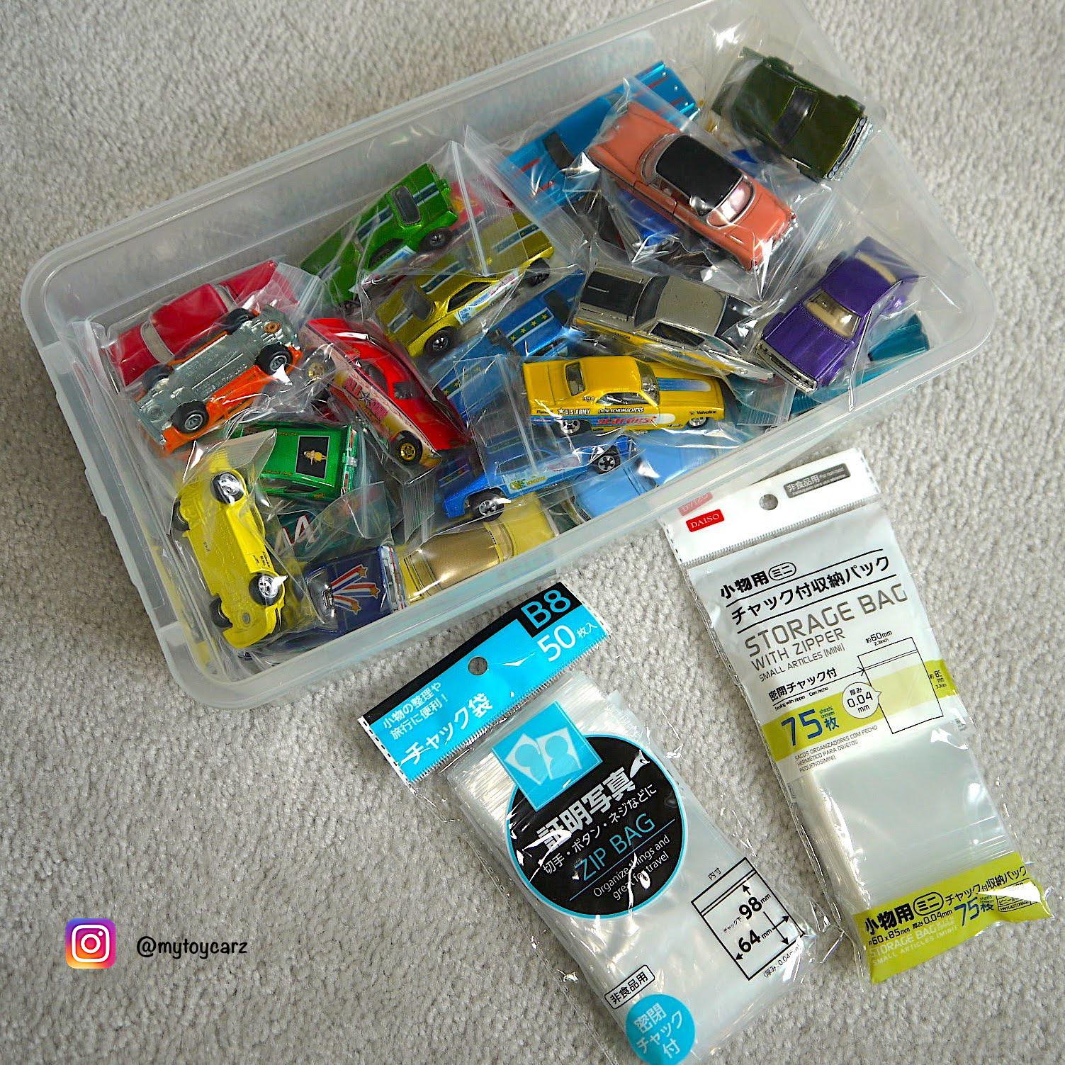 I use these Zipper bags to store my Hot Wheels r/HotWheels