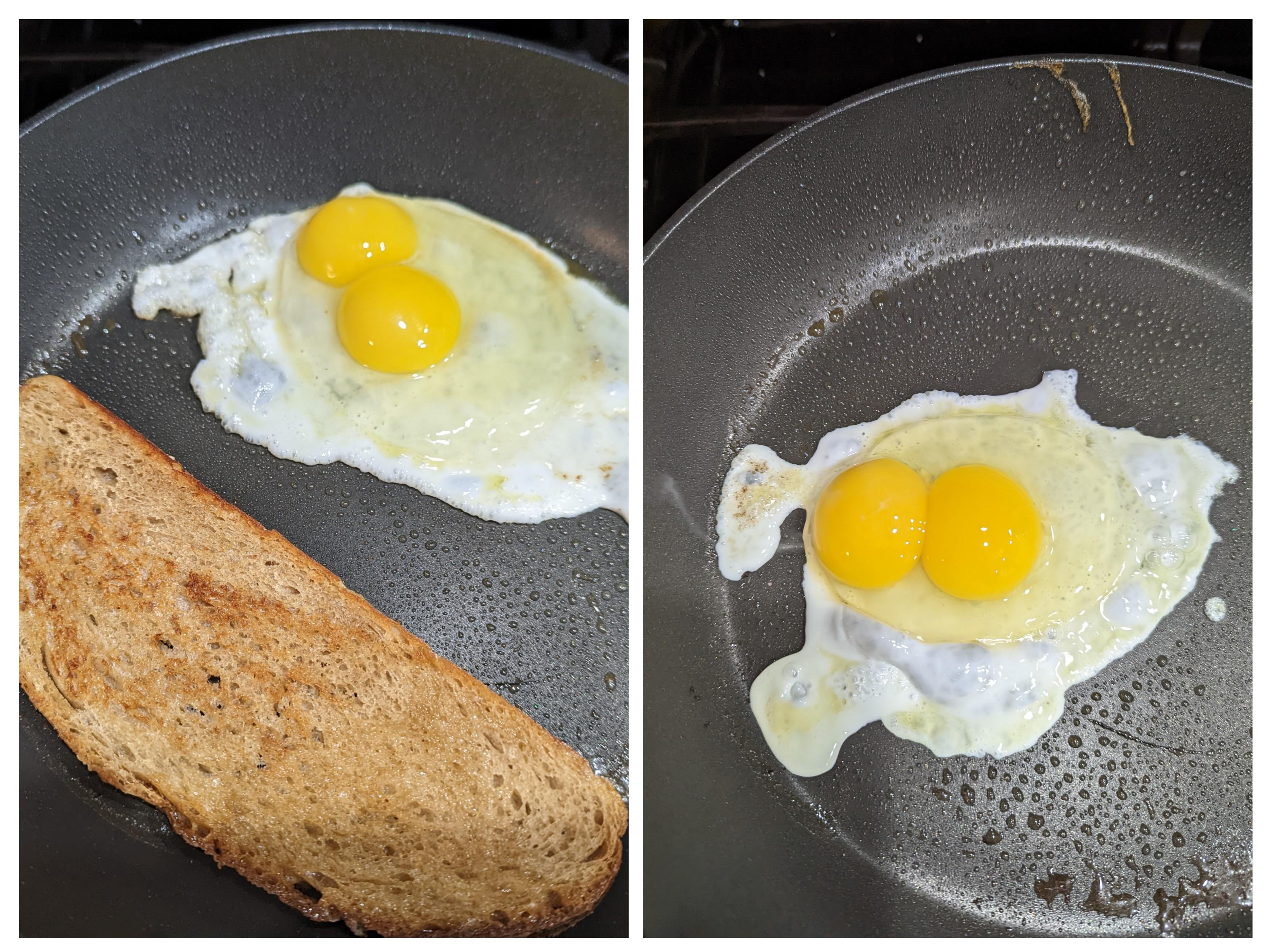 3 jumbo eggs 2 had double yolks r/eggs