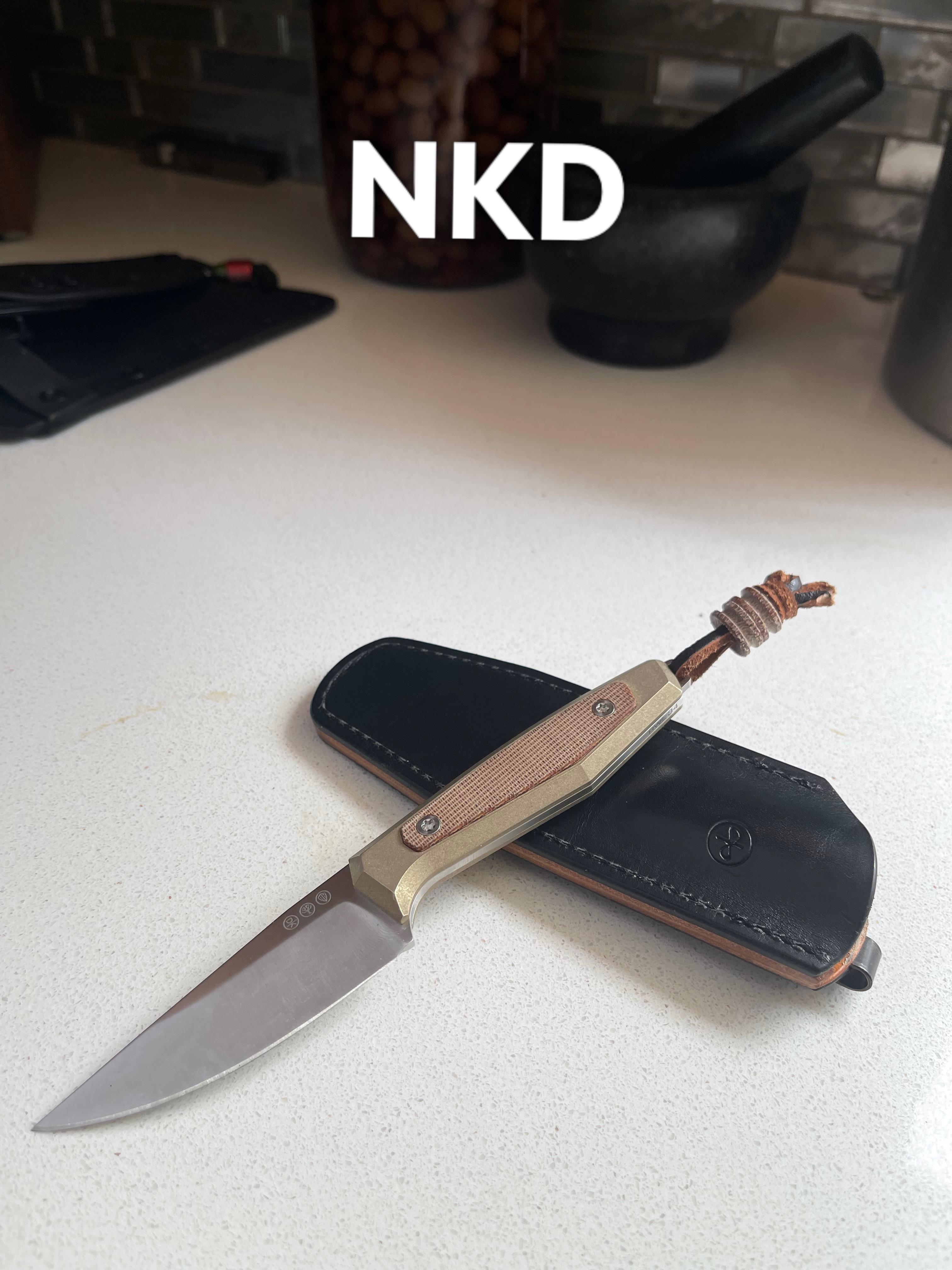 New job, new knife. When I change jobs I buy myself a new knife. I’m now working in the wine