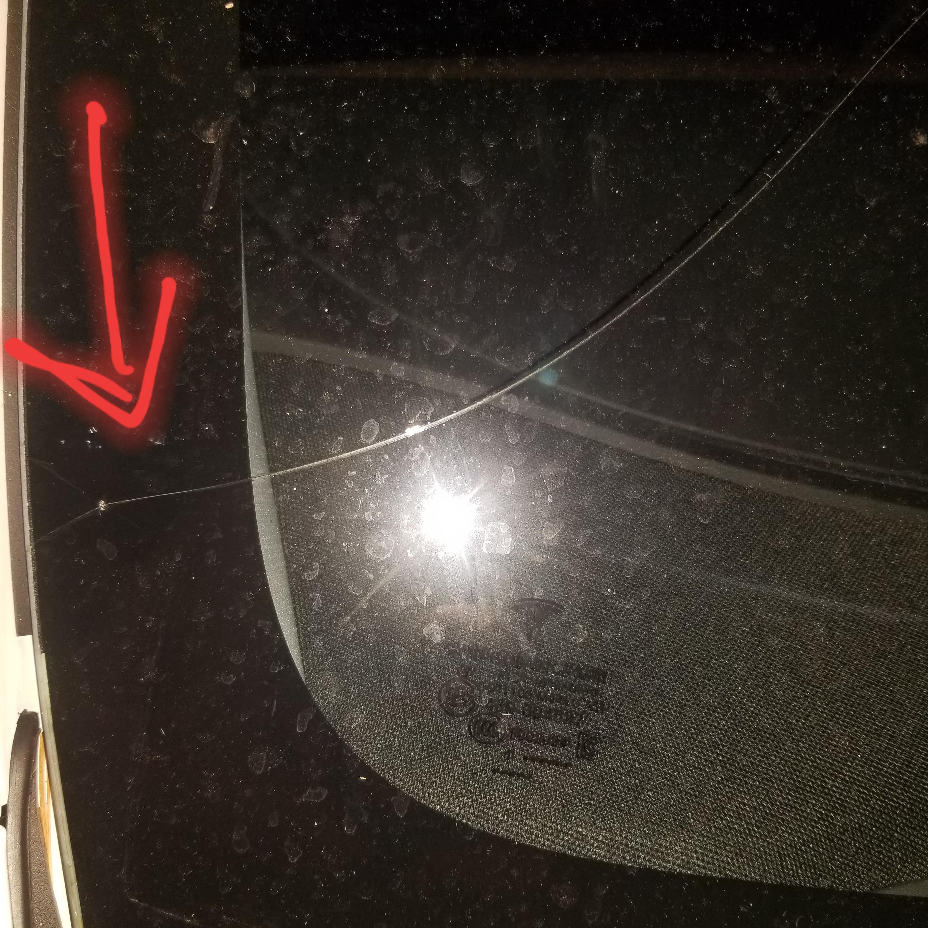 Windshield cracked. 900 miles. Who had their's covered under warranty