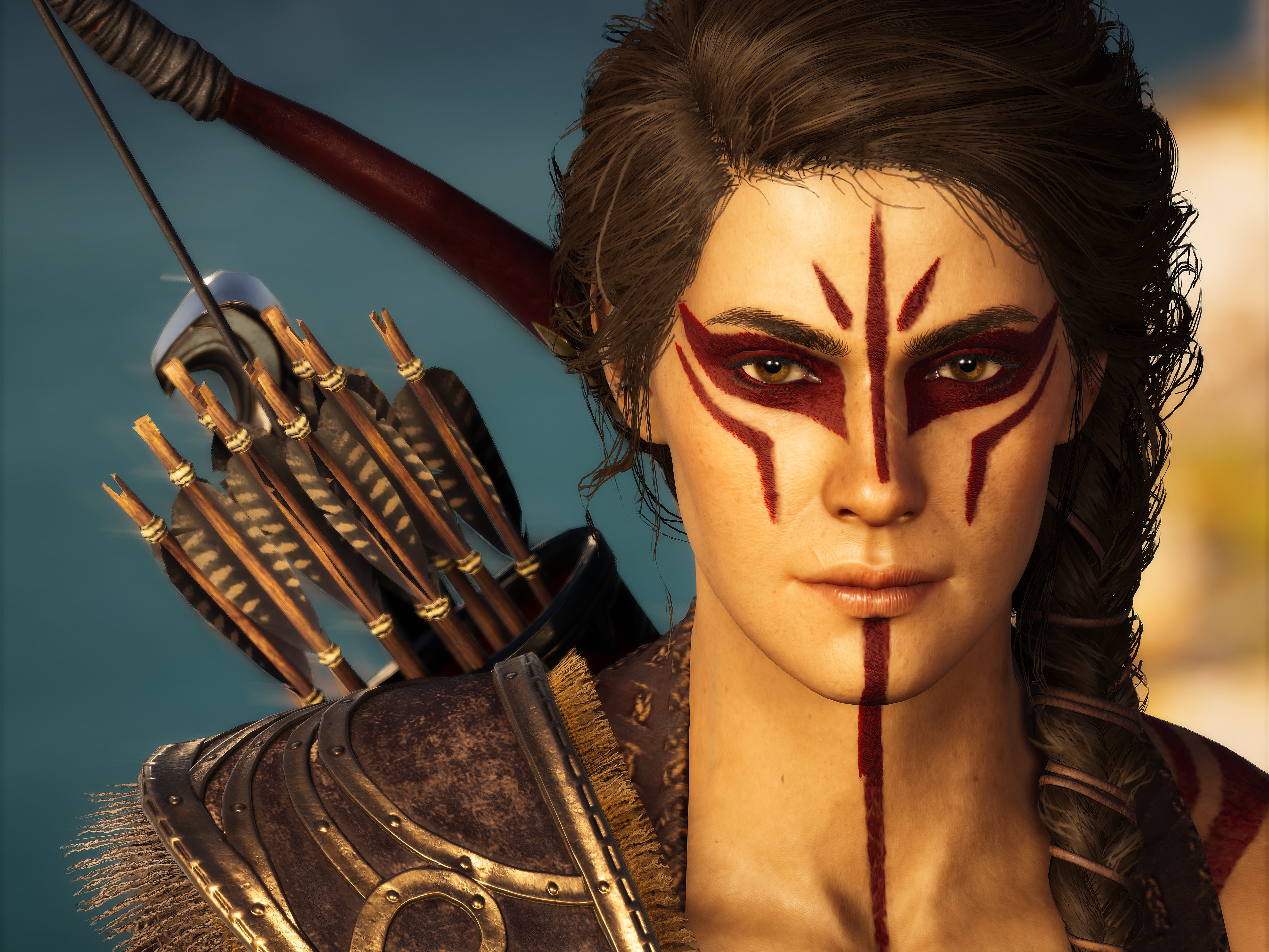 I love how Kassandra looks with war paint r/AssassinsCreedOdyssey
