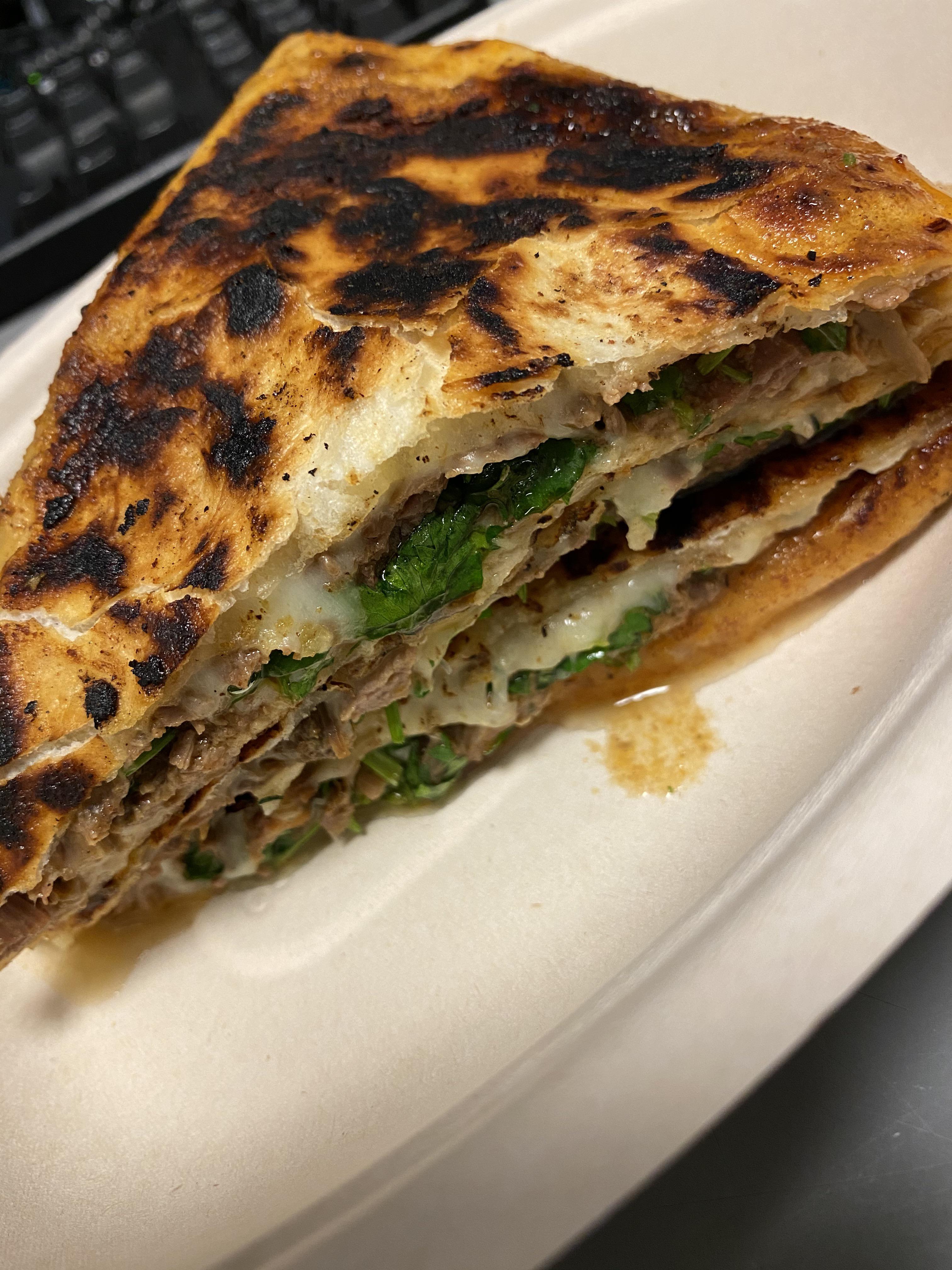 I saw the barbacoa/rice quesadilla, and raise you my birriastyle quesadilla! r/Chipotle