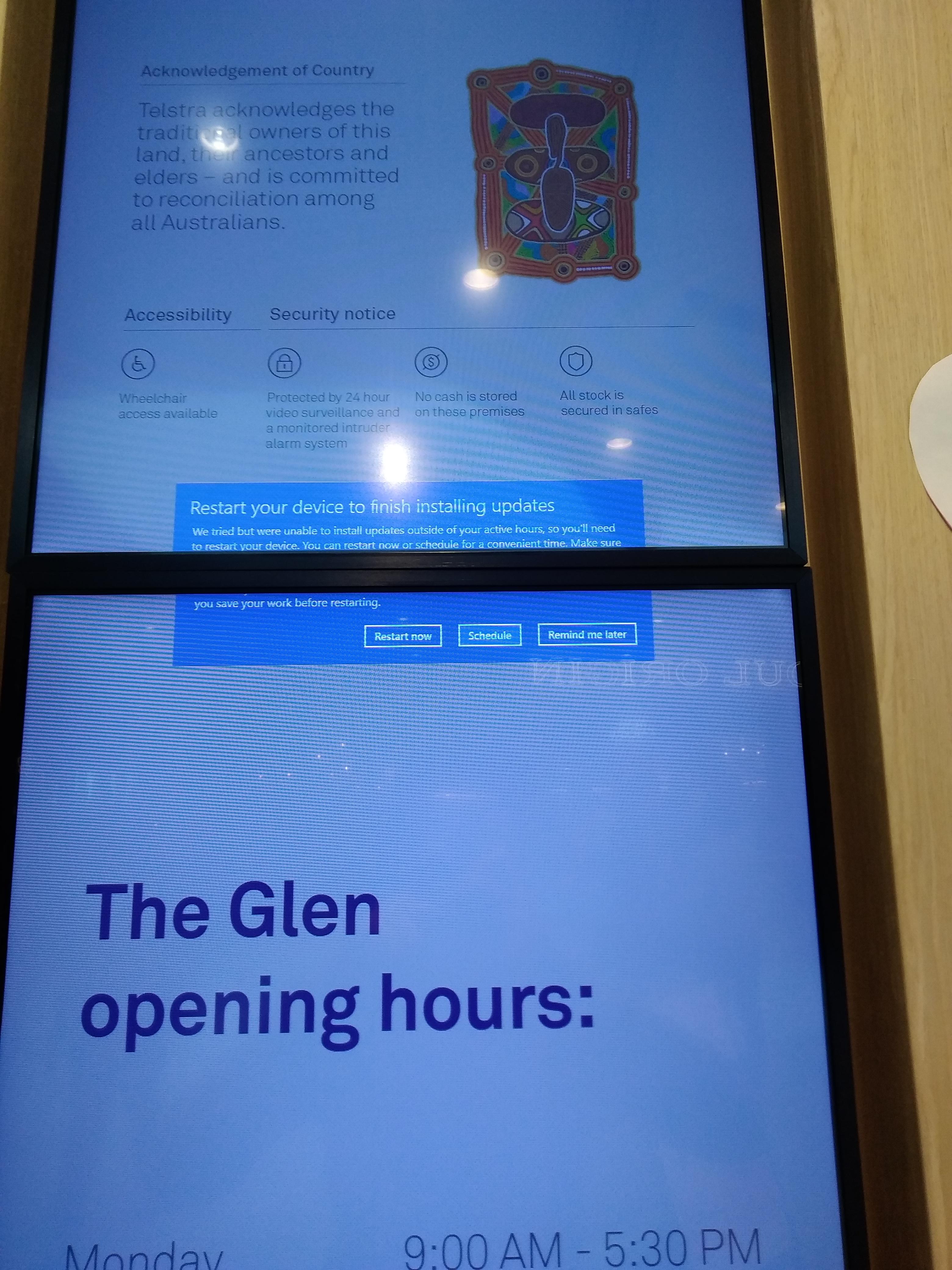 Telstra, u to press restart softwaregore