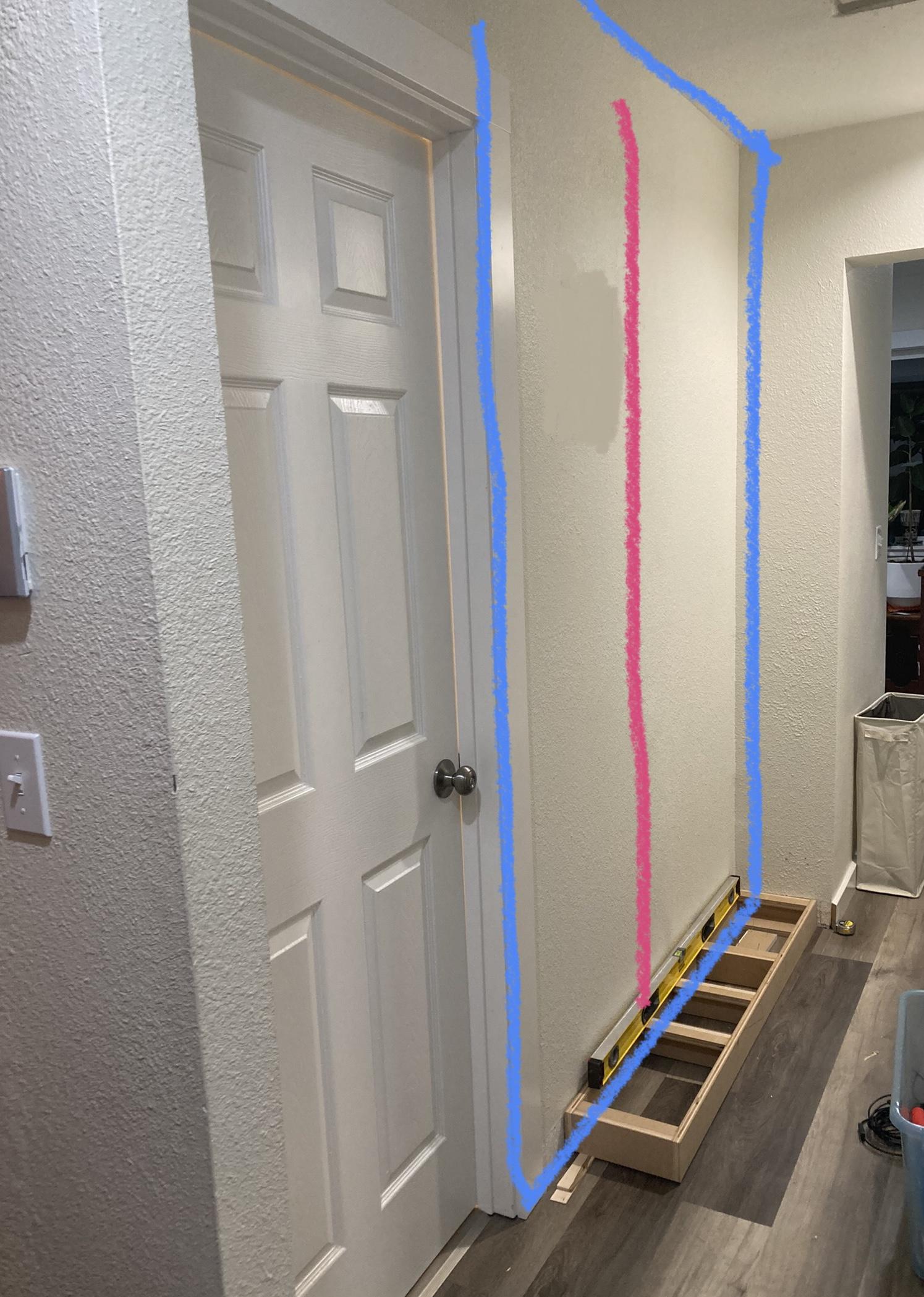 Installing the toe kick for my built-in last night, I discovered there