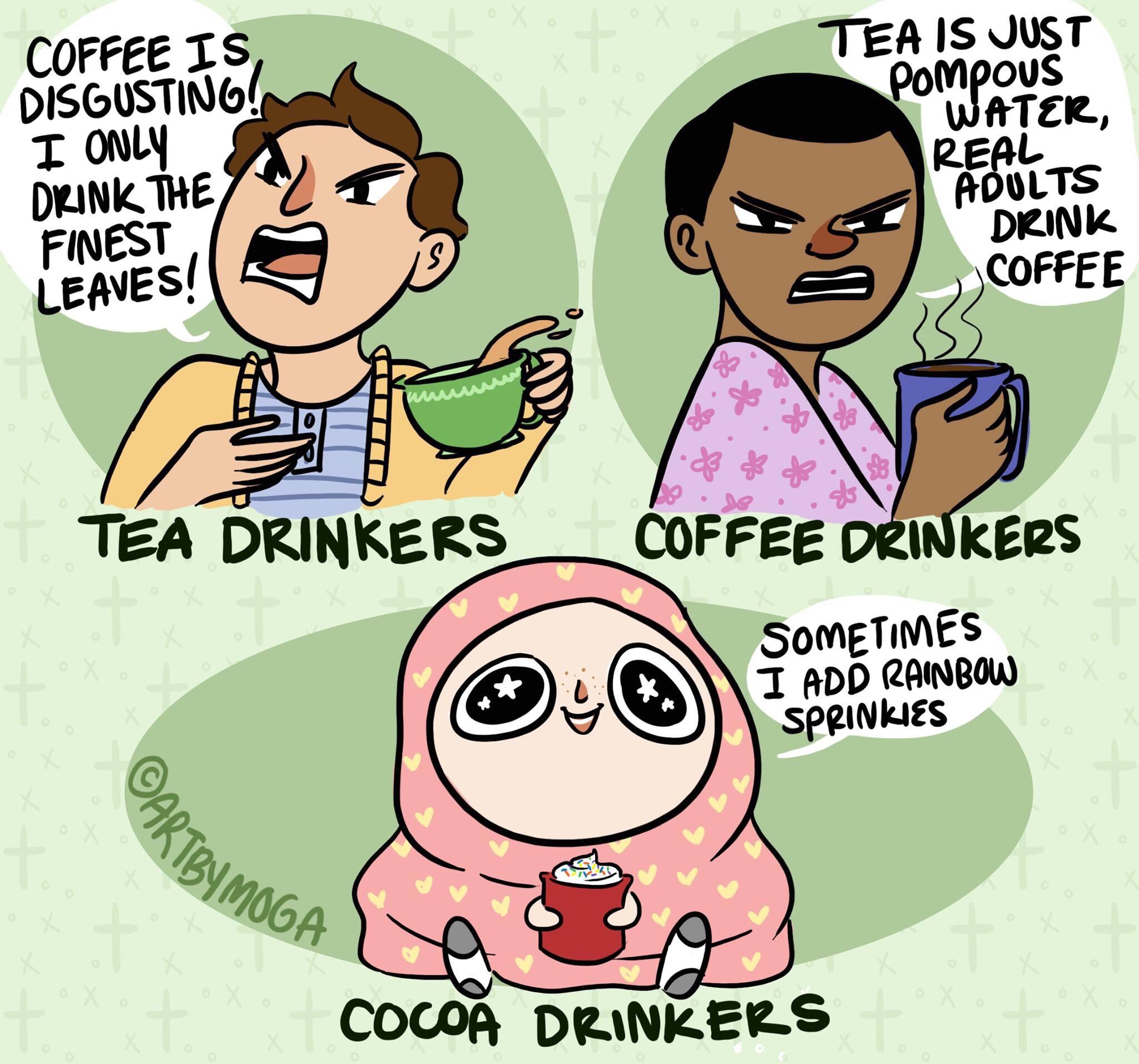 Real adults drink coffee r/gatekeeping