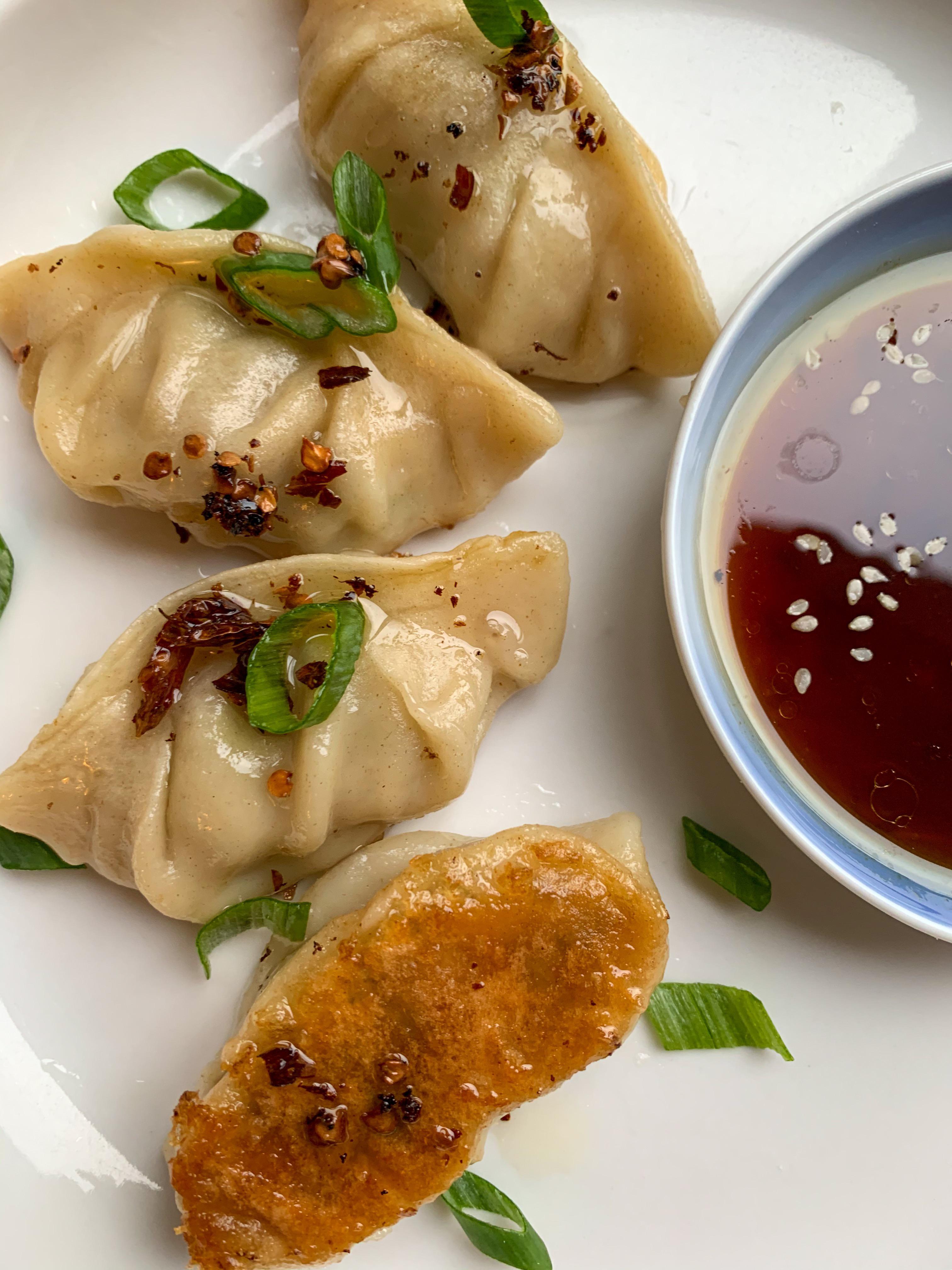 [homemade] pork/bok choy dumplings r/food