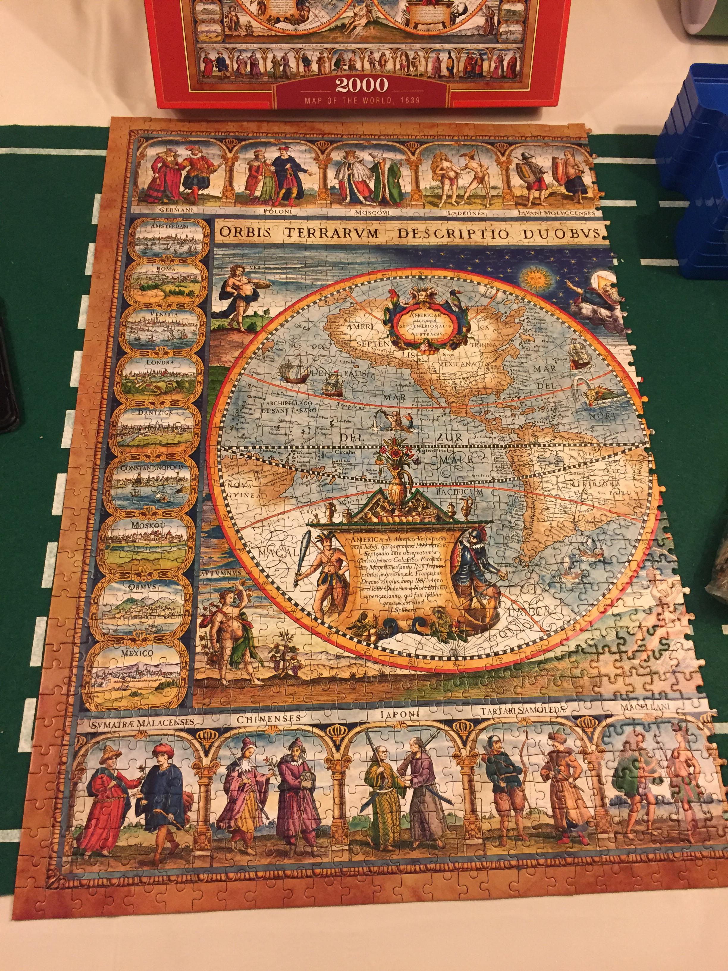 First half done! It took very little time and was very enjoyable. Map