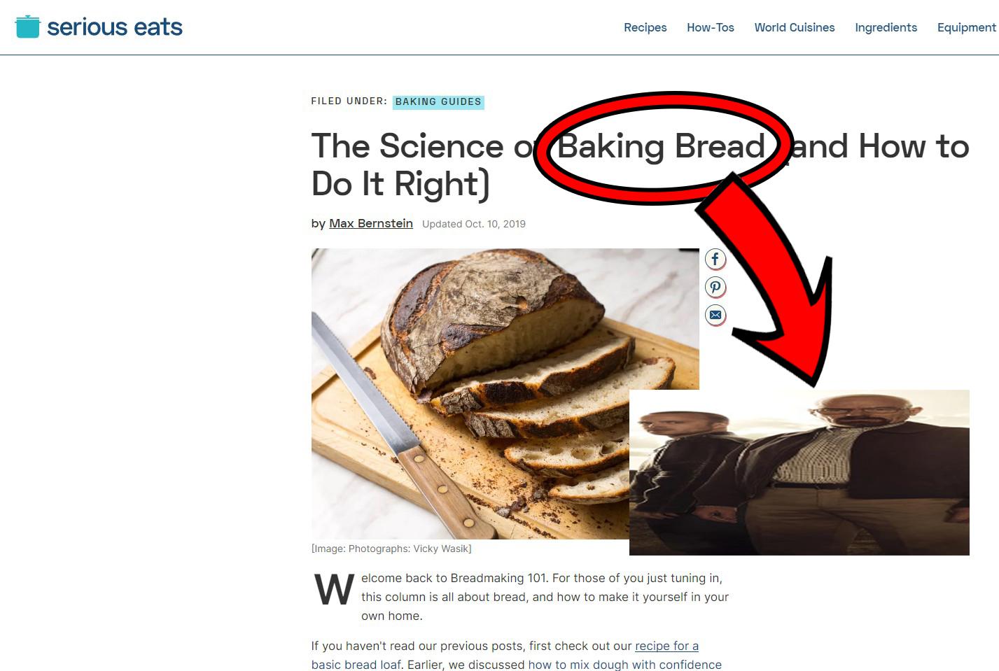 Baking Bread breakingbadmemes