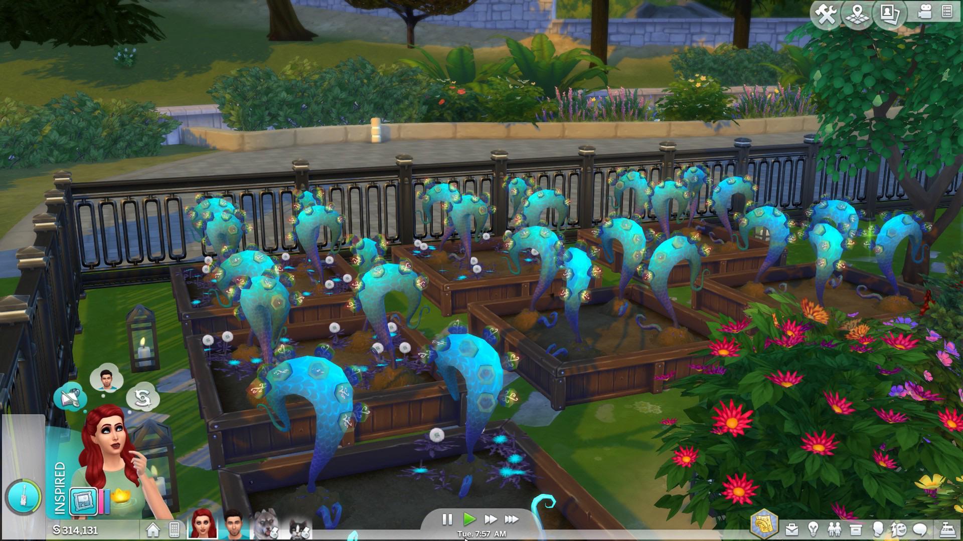 I love my UFO fruit garden! r/Sims4