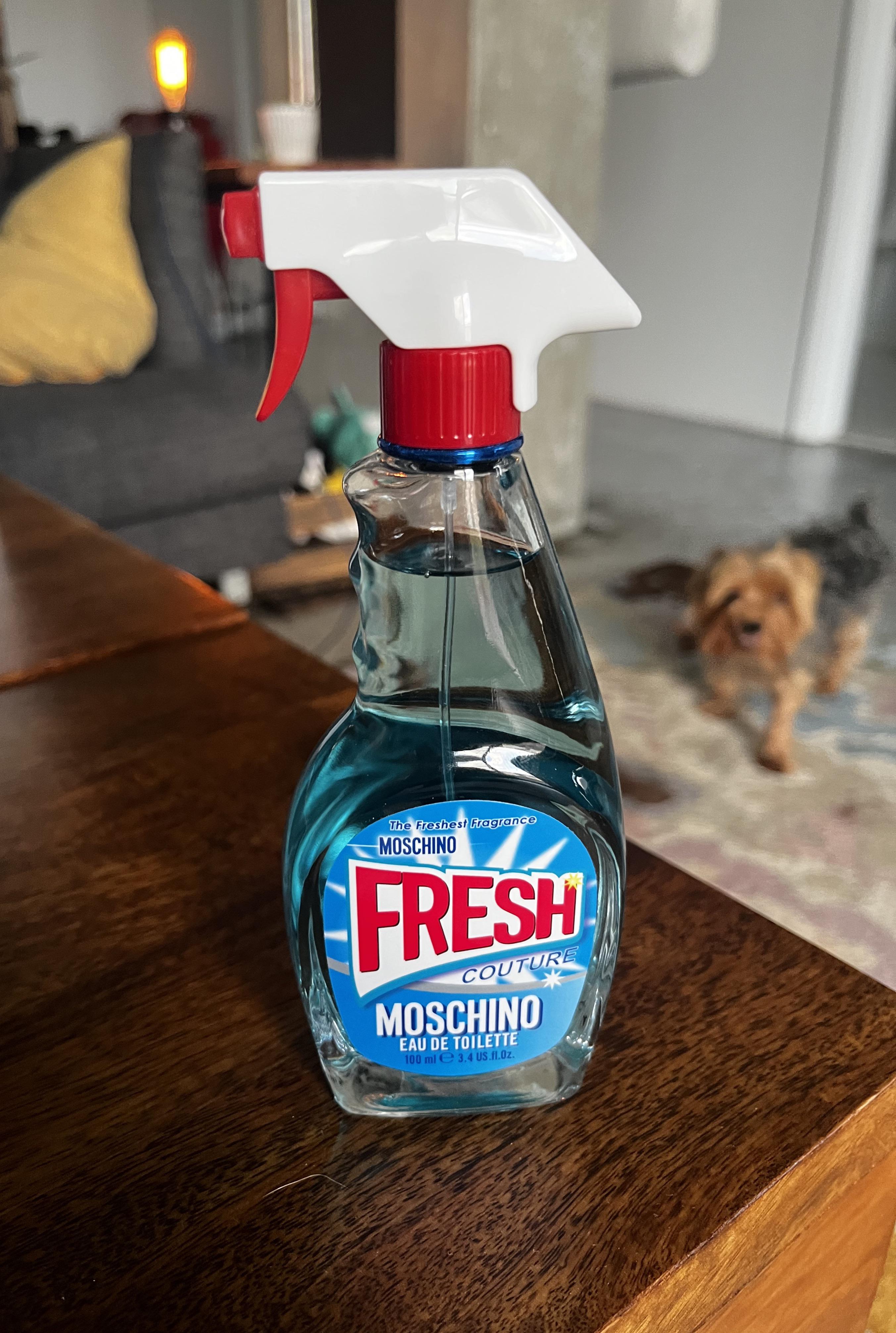 My GF’s new perfume looks like windex surdev