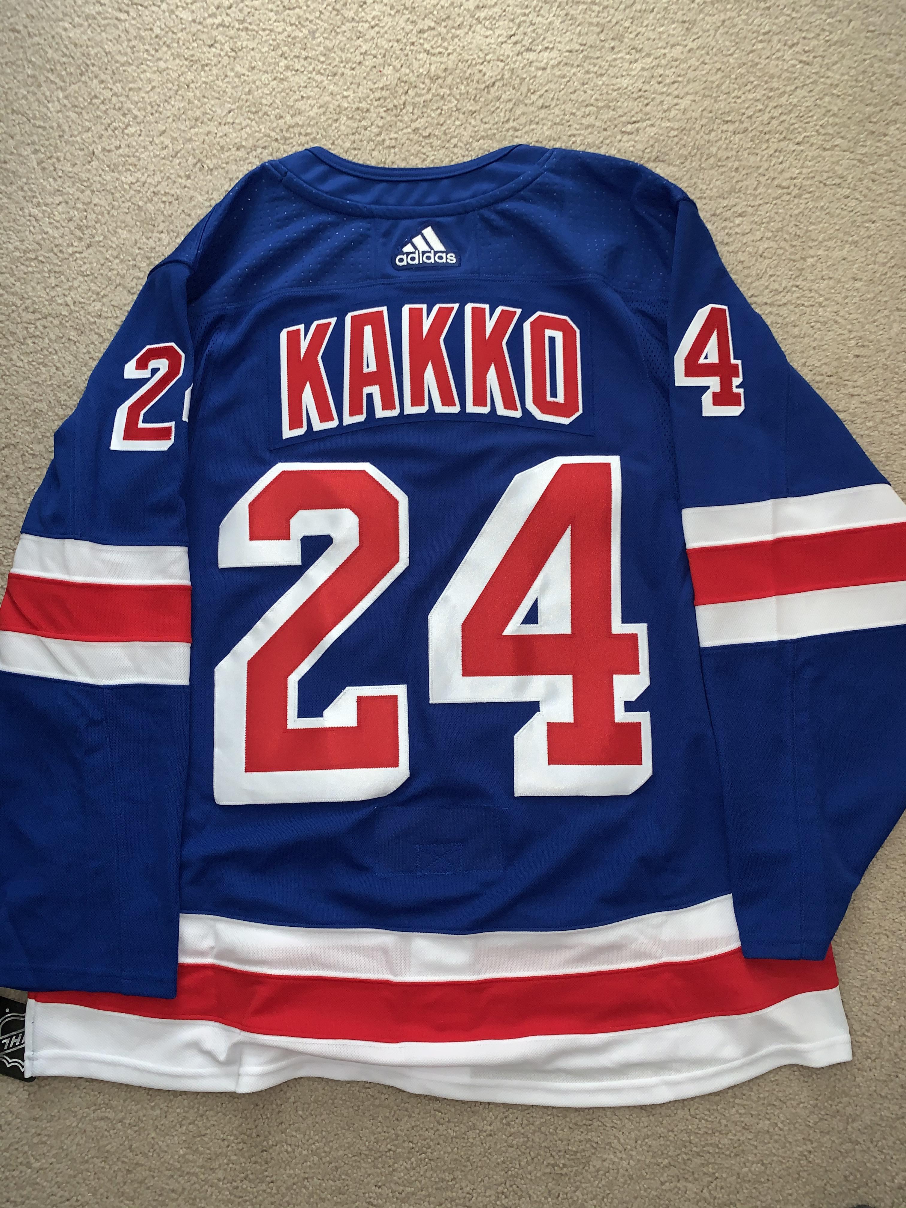 Kakko Rangers from hockey authentic r/hockeyjerseys