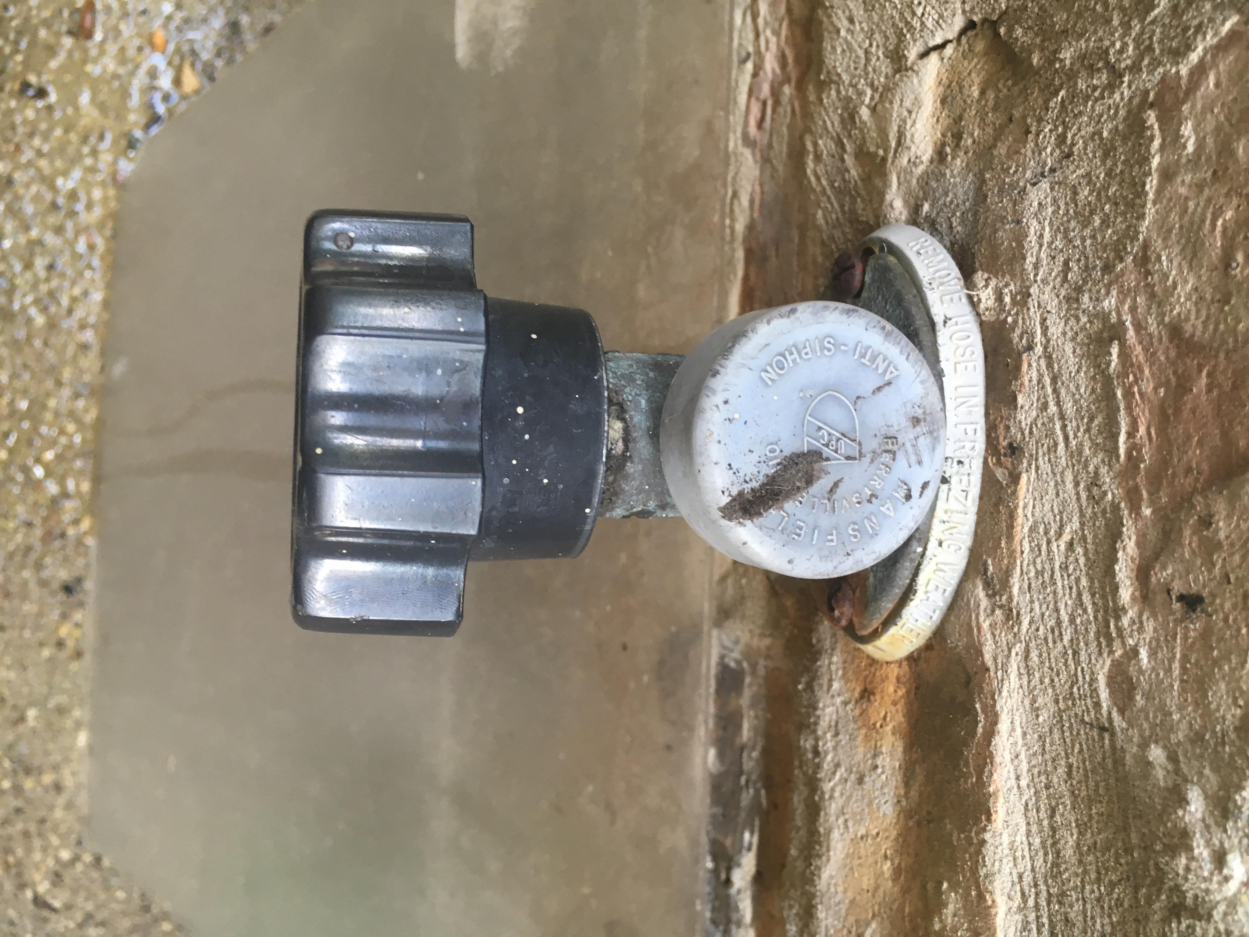 Way to fix leak on outside spigot with no inside pipe access and no