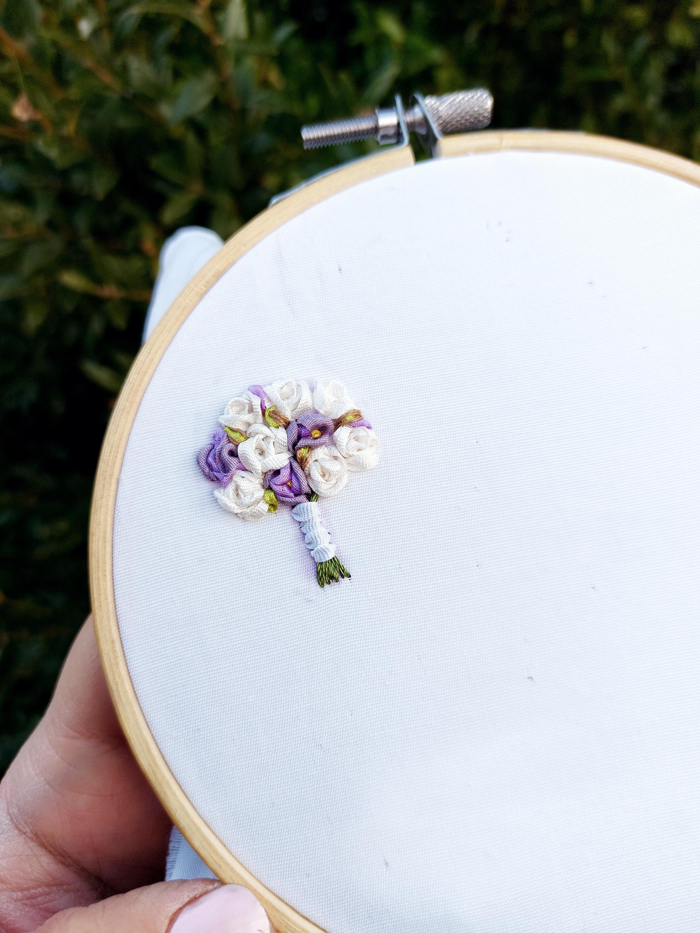 I finished this custom embroidery today. I hope customer will like it