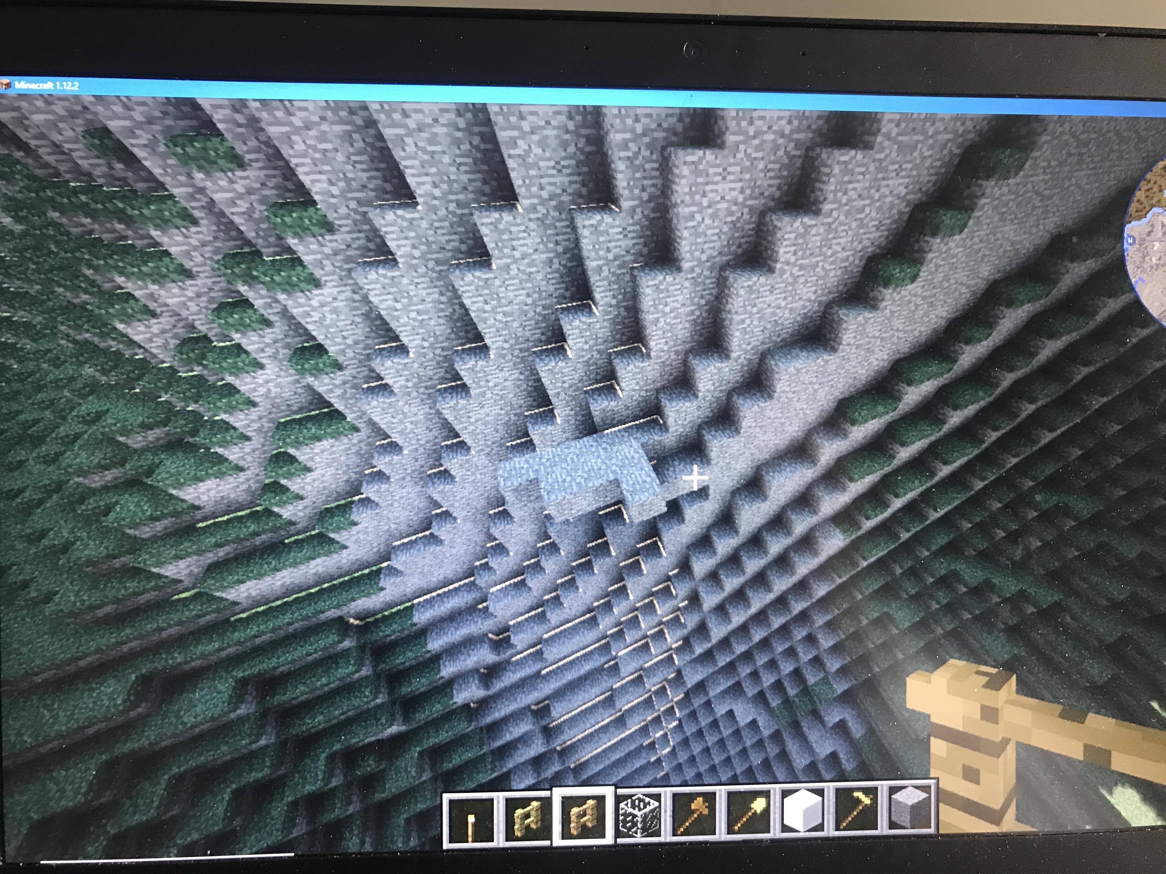 Optifine+shaders drawing weird lighting edges on blocks. I know this is