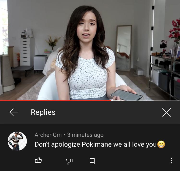 A response on Pokimanes new apology video r/pyrocynical