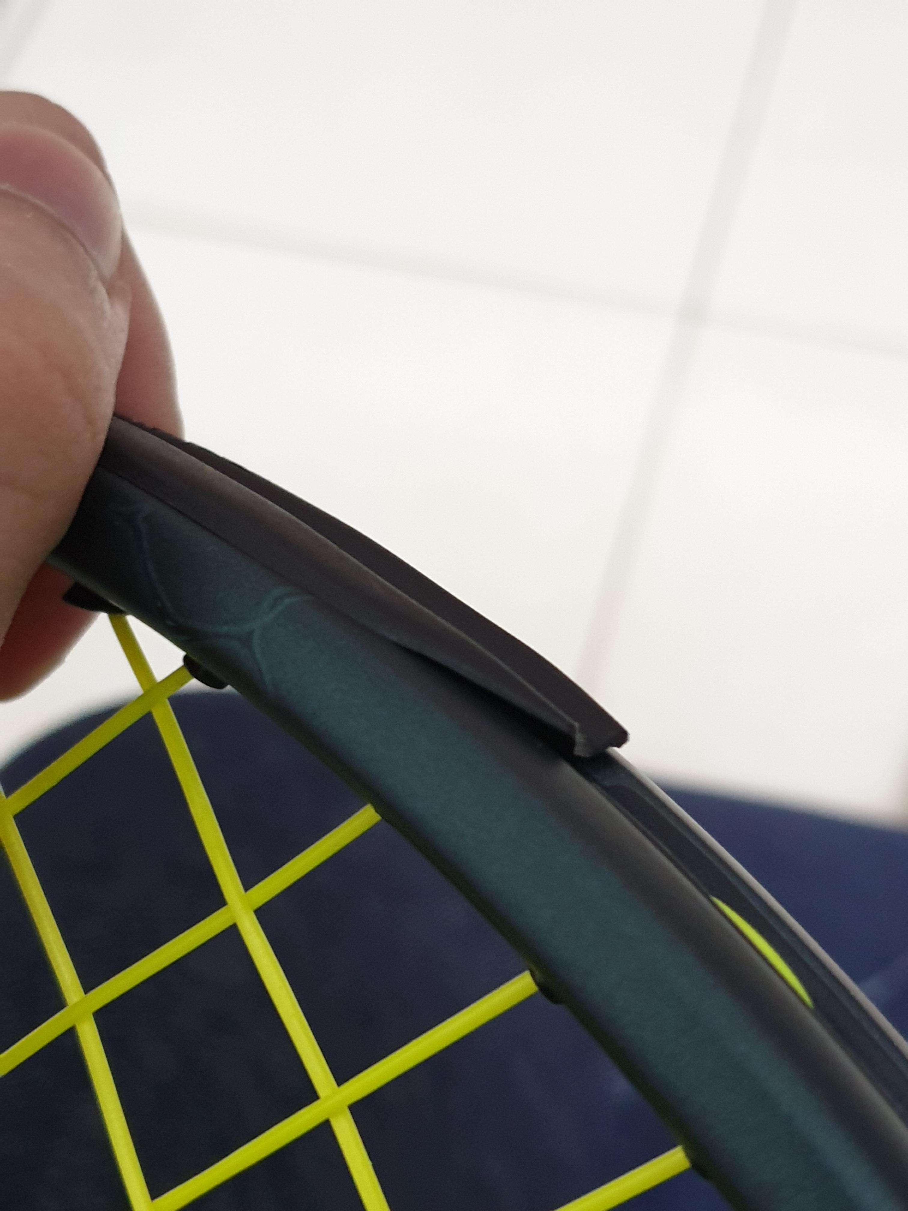 Bumper guard edge came off r/tennis