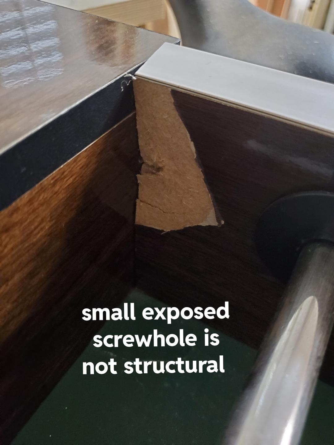 MDF gouge repair r/woodworking