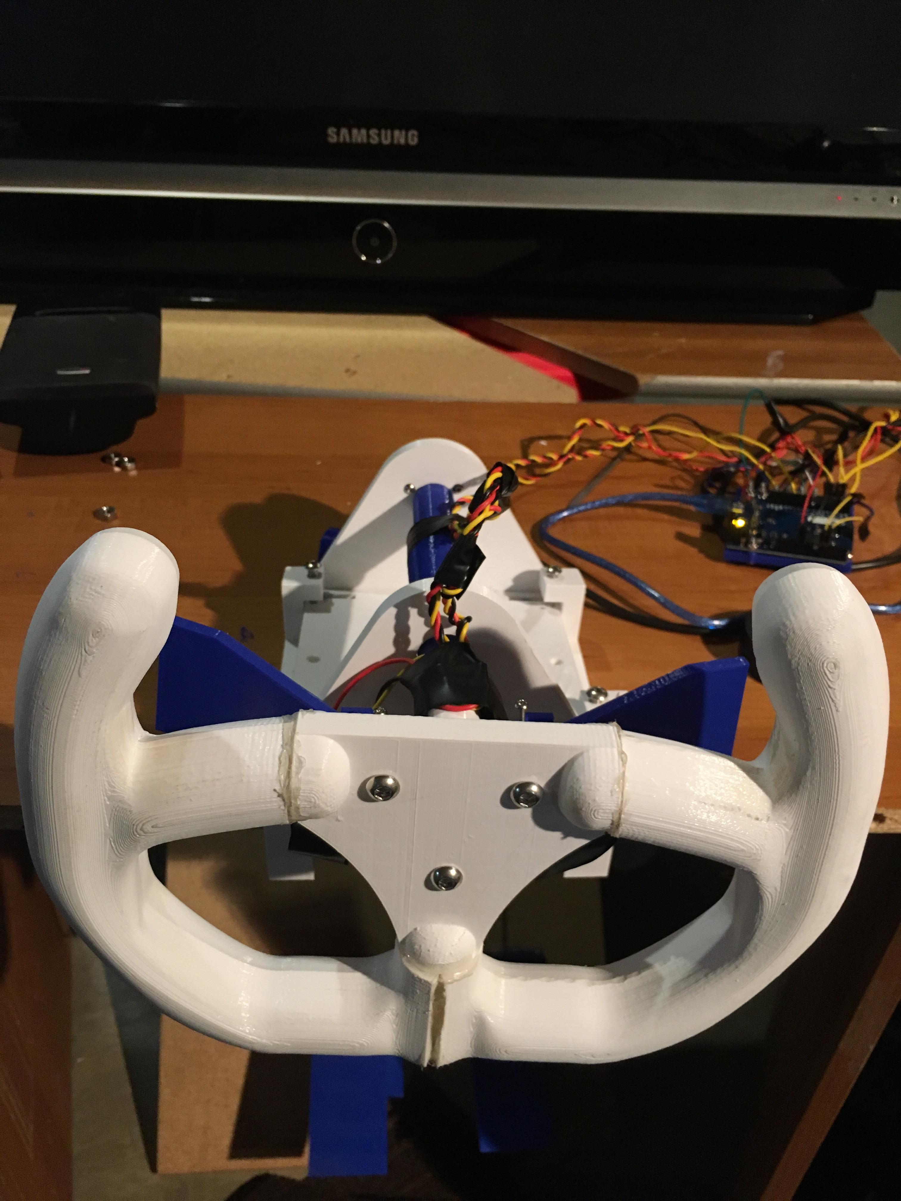 My Super Budget 3D Printed Racing Wheel r/simracing