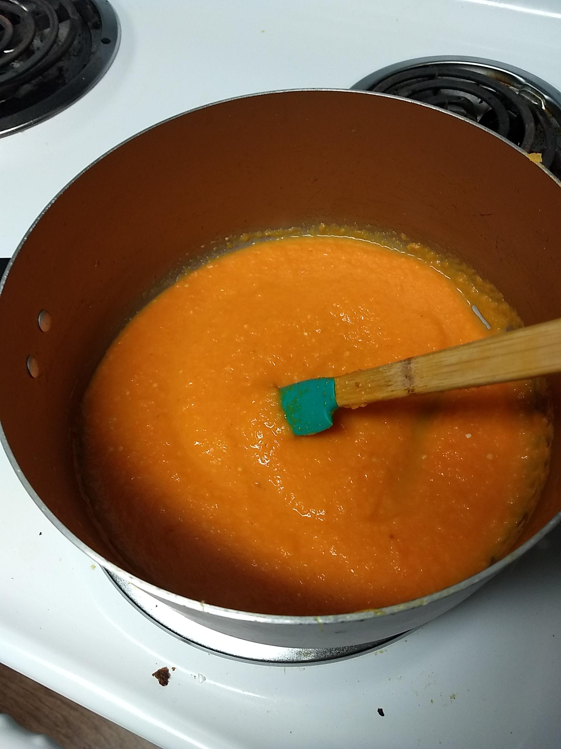 my first habanero puree!! r/spicy