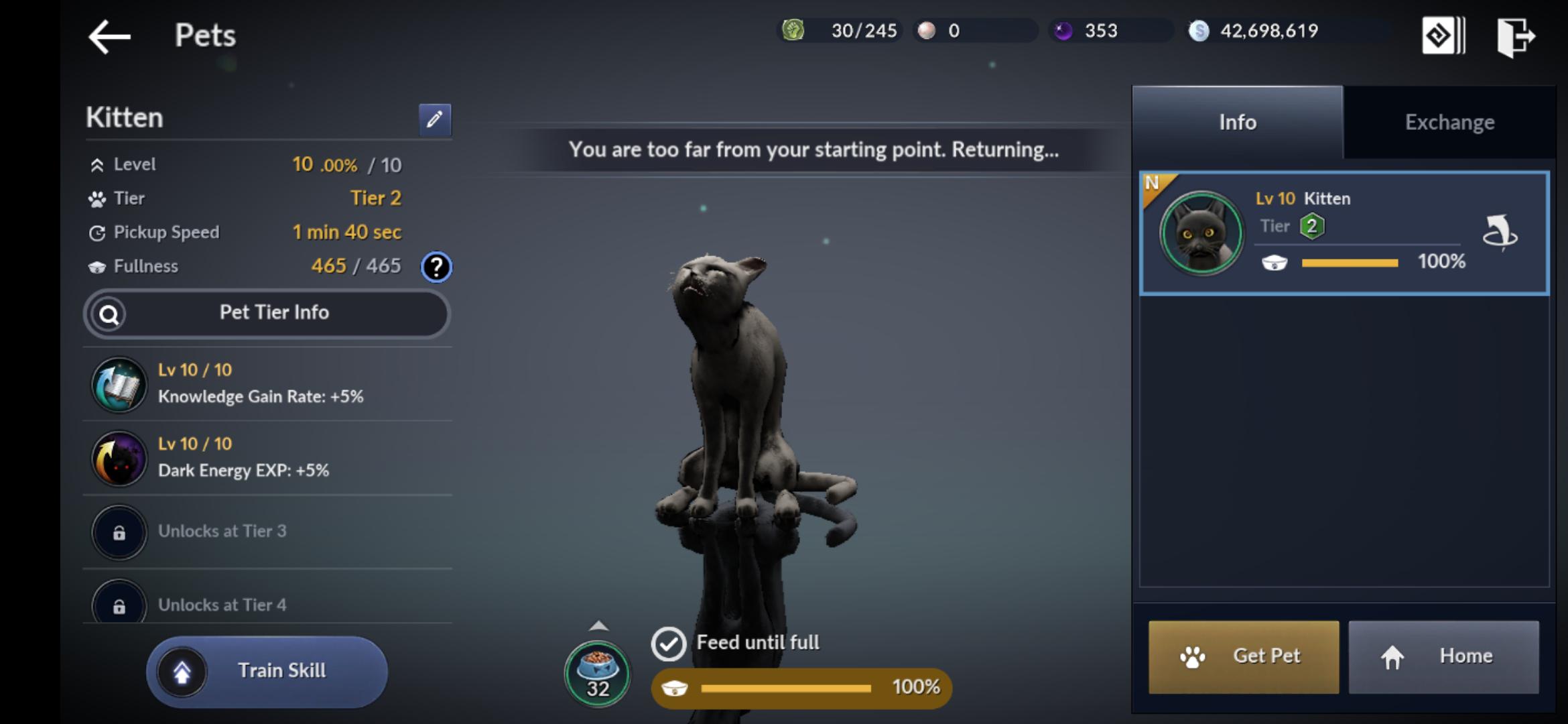 So its not guarentee to get higher tier pet ? Ive fused Mischieve Dog