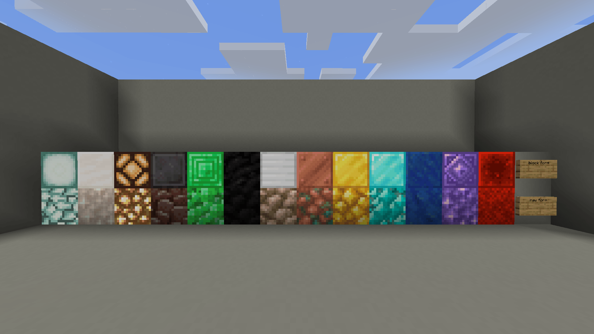 Minecraft Diamond Block Template