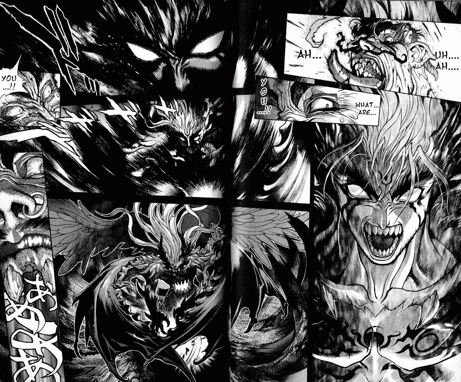 Amazing panel from the manga BASTARD!! r/manga