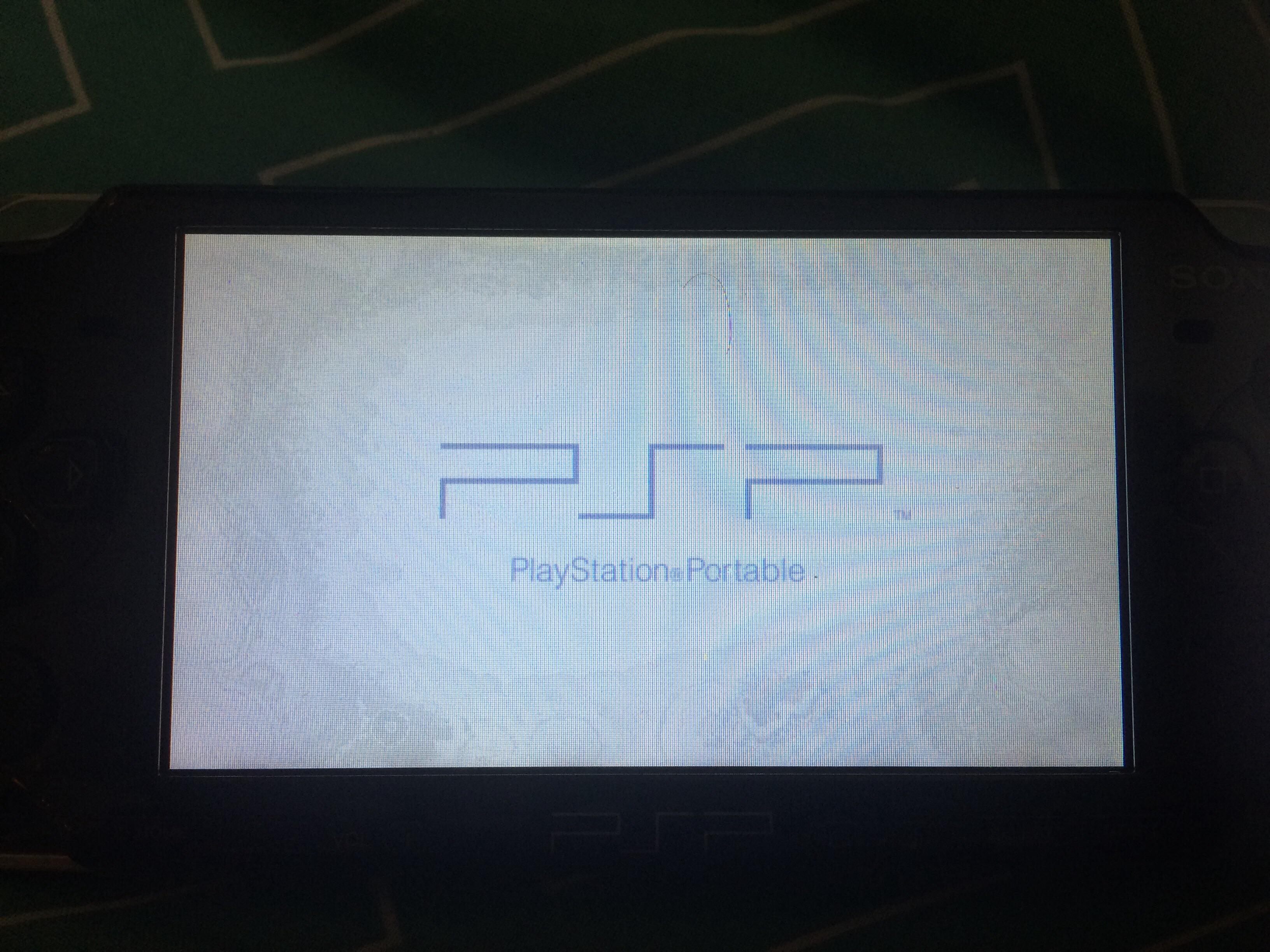 I just bought this PSP 2nd hand. There are those weird marks around the